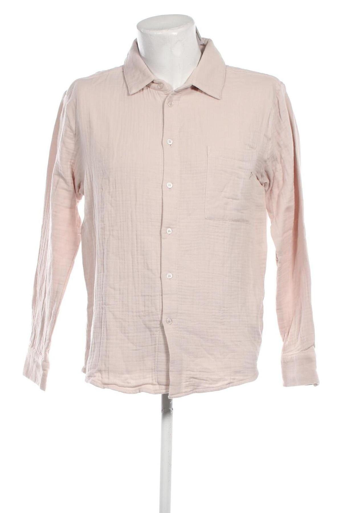Ανδρικό πουκάμισο Dan Fox X About You, Μέγεθος M, Χρώμα  Μπέζ, Τιμή 8,54 €
