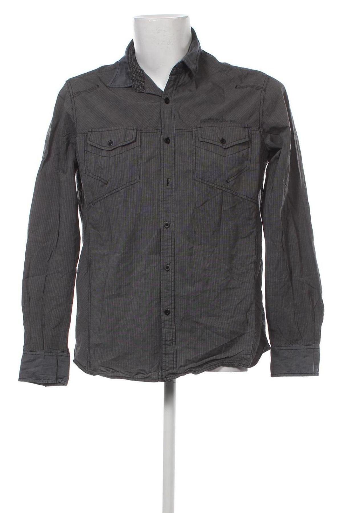 Ανδρικό πουκάμισο Design By Kappahl, Μέγεθος M, Χρώμα Γκρί, Τιμή 2,97 €