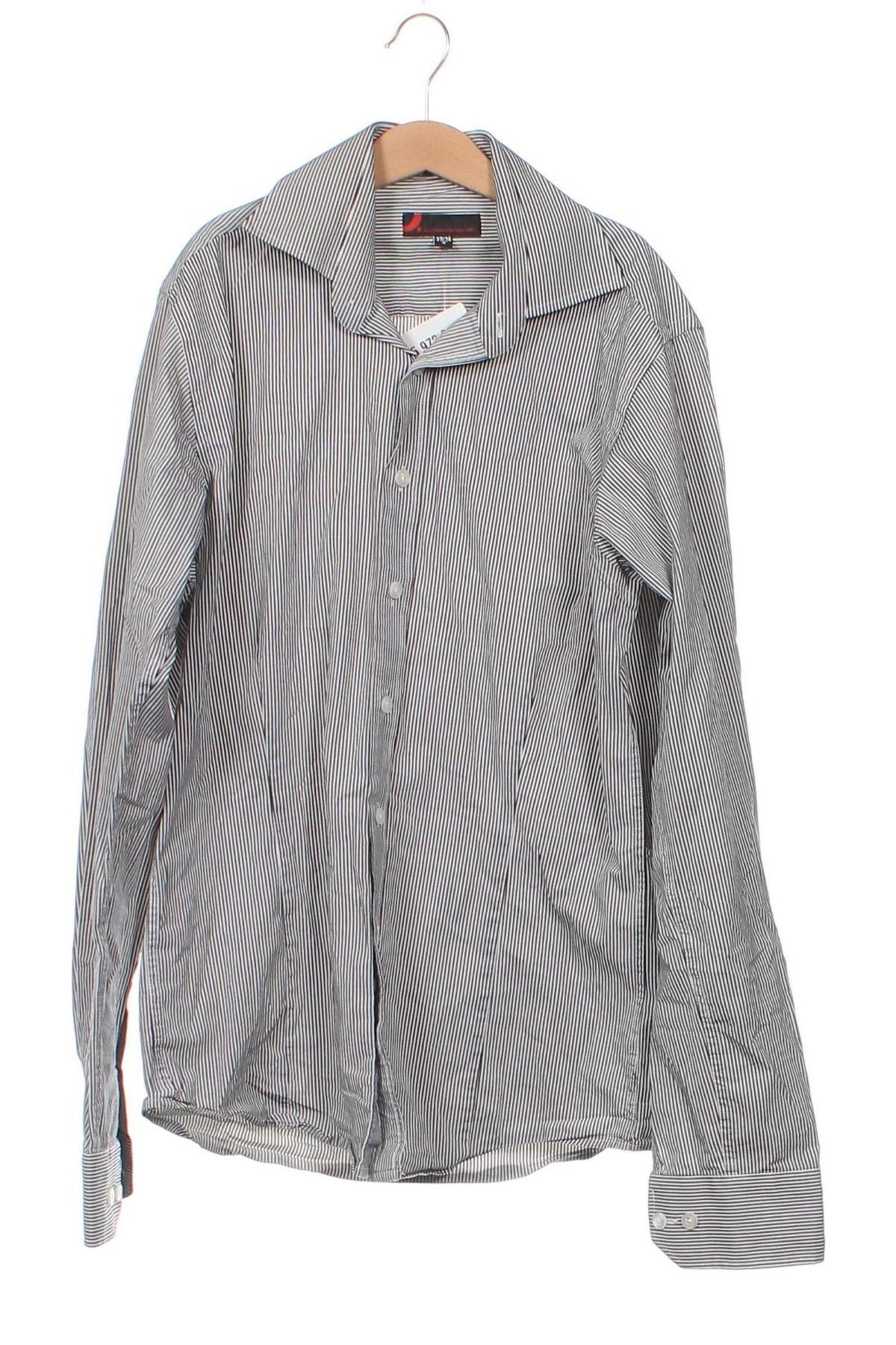 Мъжка риза Dressmann, Размер S, Цвят Сив, Цена 5,04 лв.