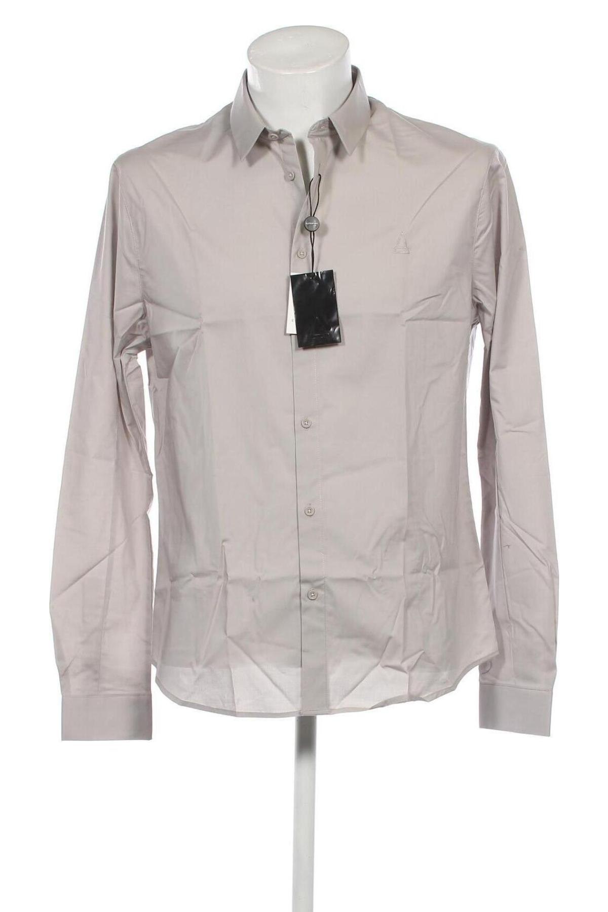 Ανδρικό πουκάμισο Eleven Paris, Μέγεθος L, Χρώμα Γκρί, Τιμή 77,32 €