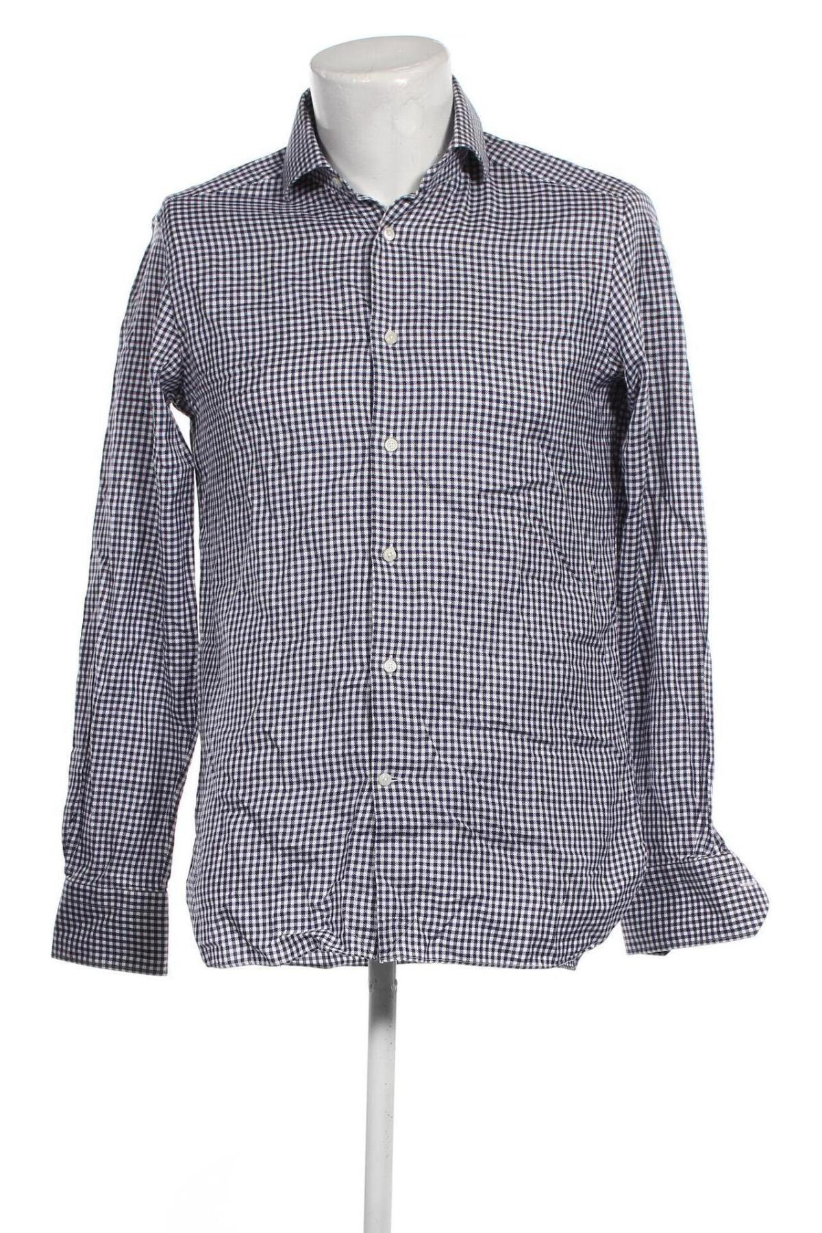 Ανδρικό πουκάμισο Ermenegildo Zegna, Μέγεθος M, Χρώμα Μπλέ, Τιμή 59,38 €