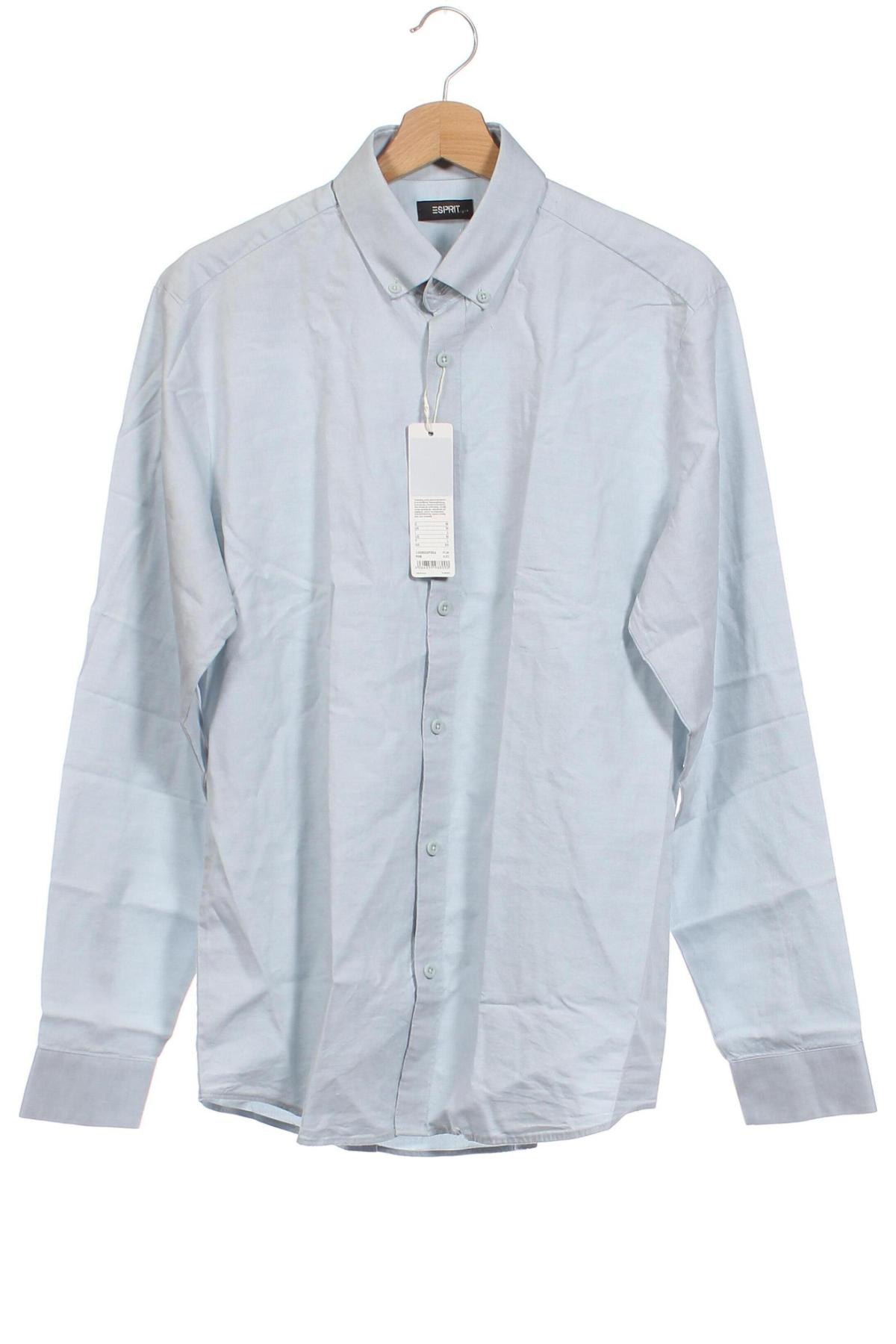 Ανδρικό πουκάμισο Esprit, Μέγεθος M, Χρώμα Μπλέ, Τιμή 37,11 €
