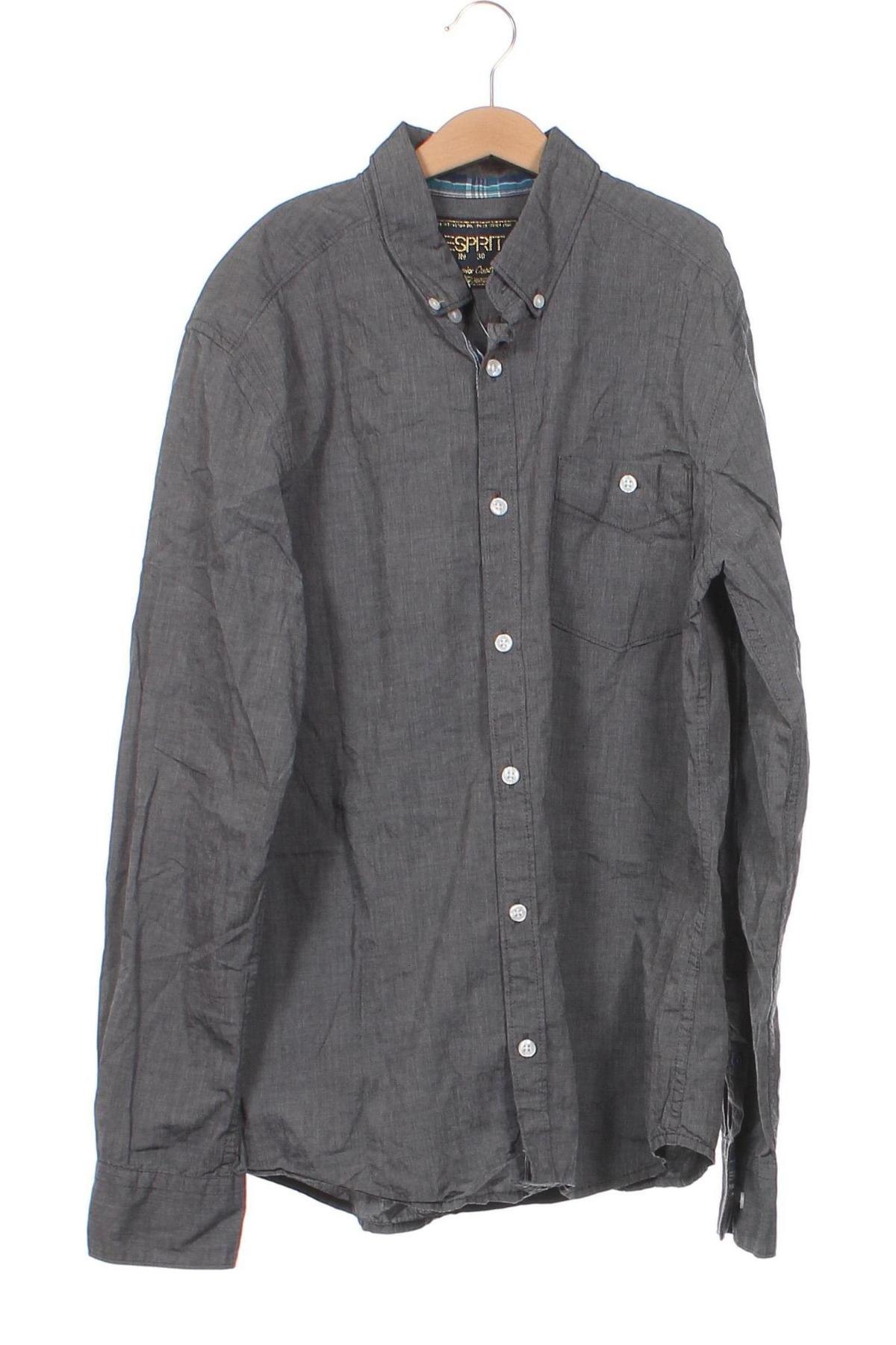 Ανδρικό πουκάμισο Esprit, Μέγεθος M, Χρώμα Γκρί, Τιμή 14,85 €
