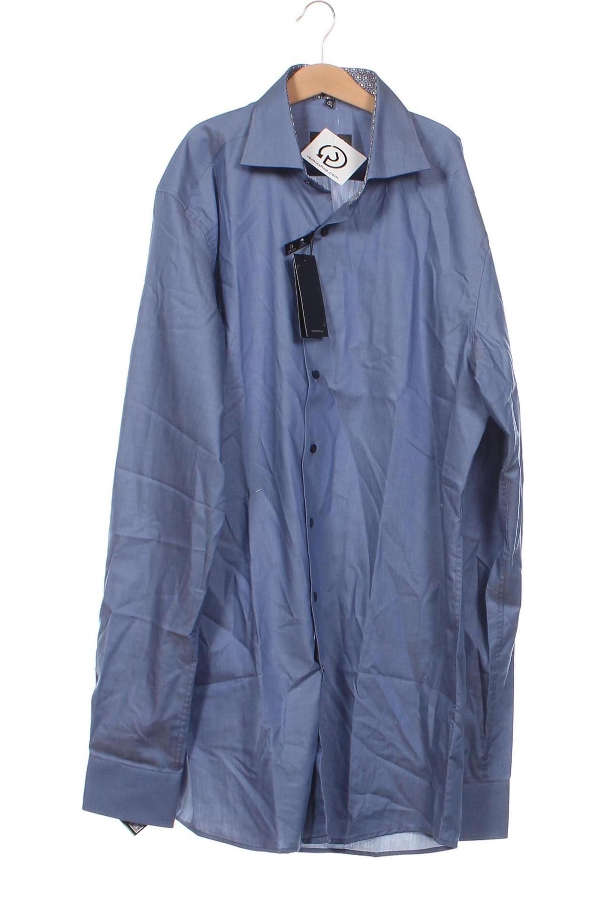 Ανδρικό πουκάμισο Eterna, Μέγεθος M, Χρώμα Μπλέ, Τιμή 60,31 €
