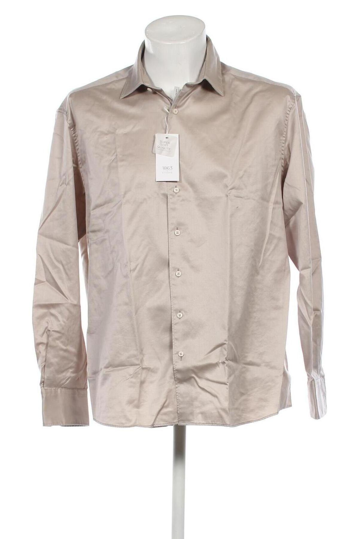 Мъжка риза Eterna, Размер XL, Цвят Сив, Цена 69,03 лв.