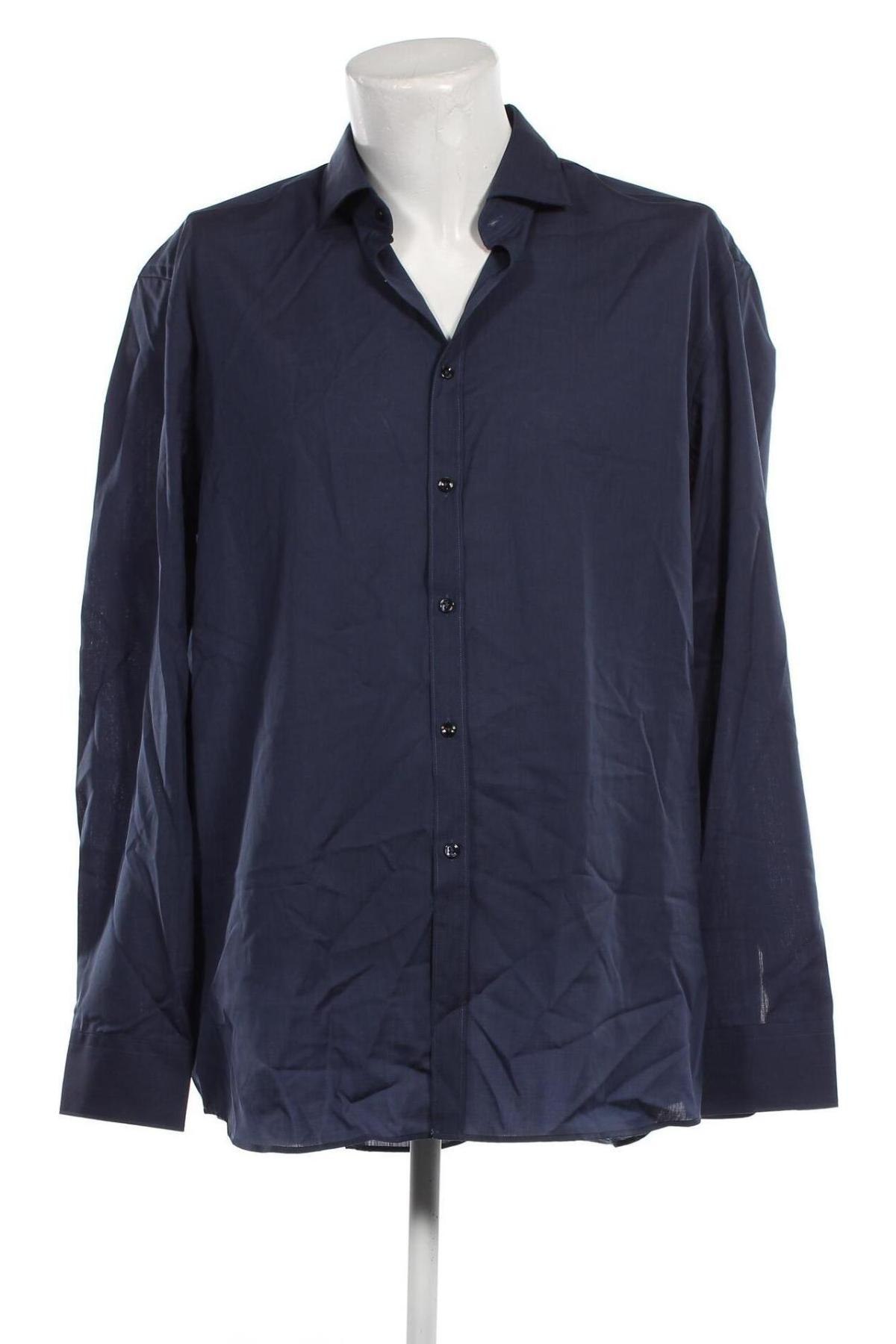 Ανδρικό πουκάμισο Faconnable, Μέγεθος 3XL, Χρώμα Μπλέ, Τιμή 102,58 €