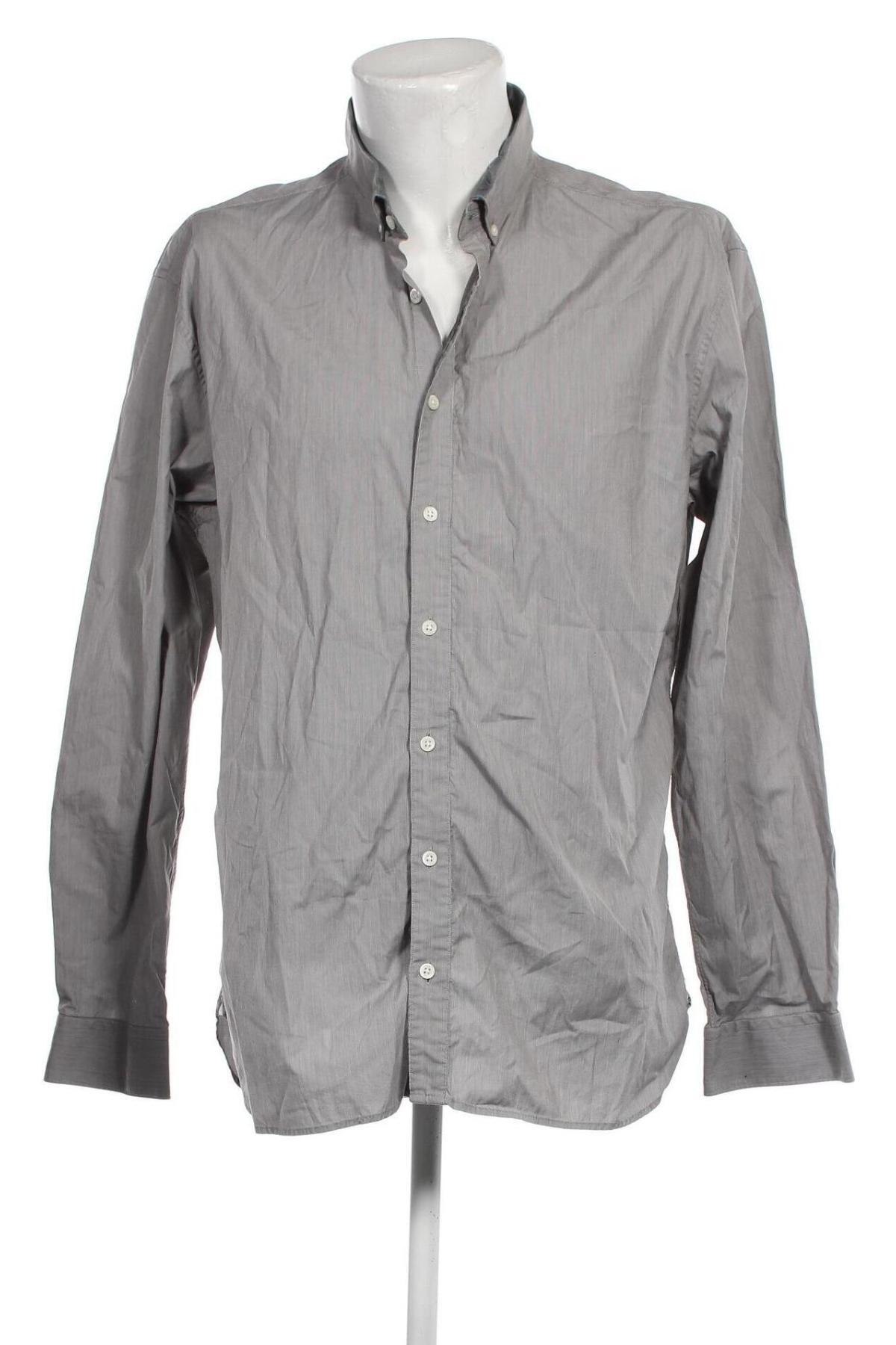Herrenhemd Gant, Größe XXL, Farbe Grau, Preis € 37,58