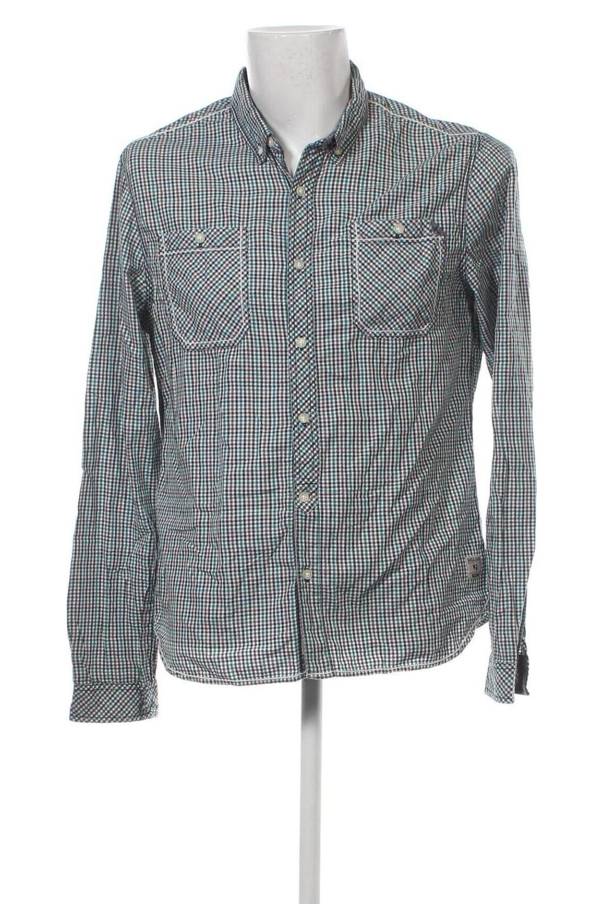 Мъжка риза Garcia Jeans, Размер XL, Цвят Многоцветен, Цена 11,04 лв.