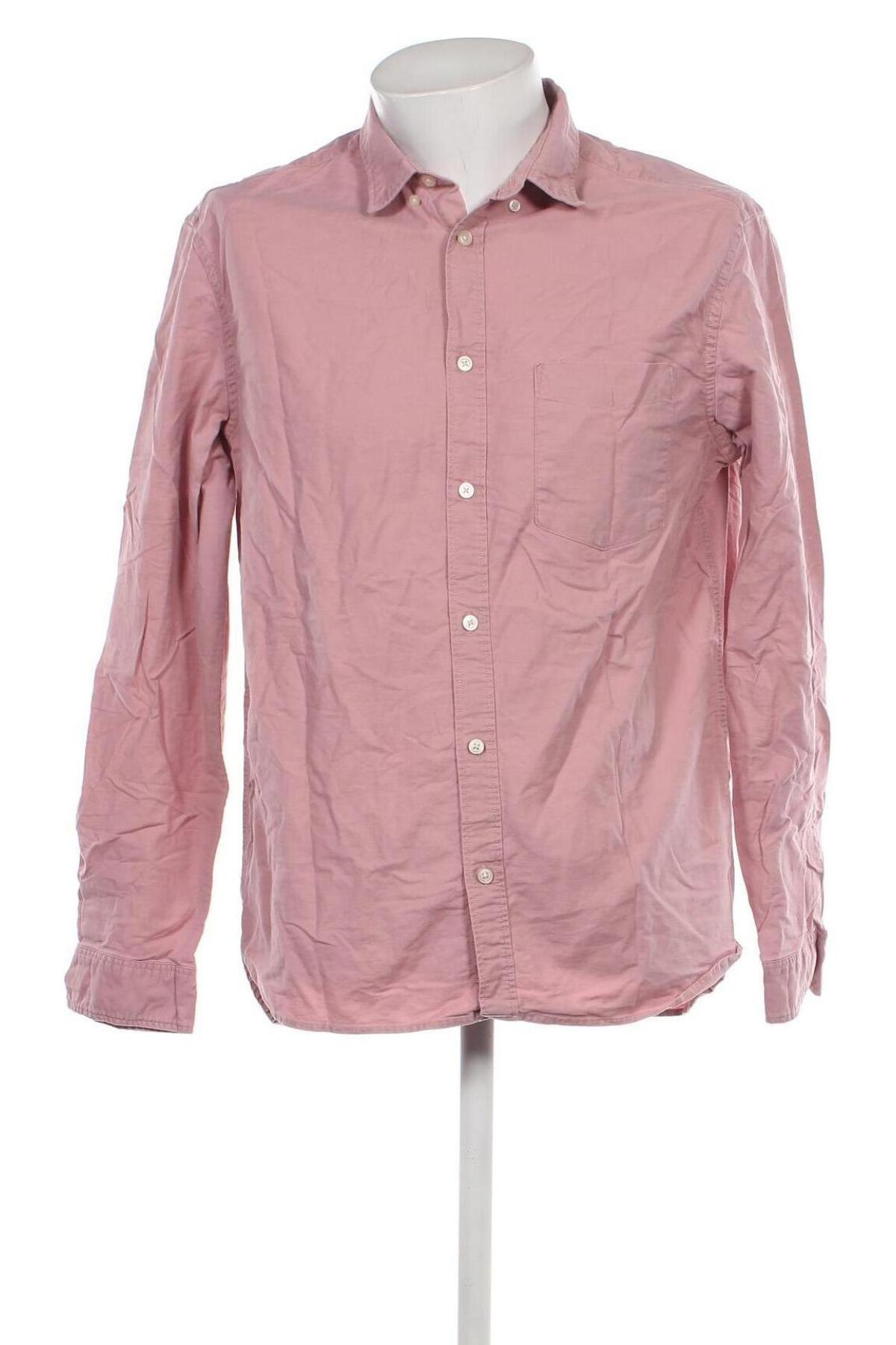 Herrenhemd H&M, Größe L, Farbe Rosa, Preis 20,18 €