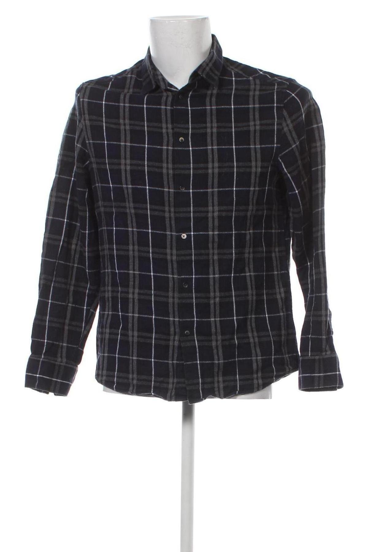 Ανδρικό πουκάμισο H&M, Μέγεθος M, Χρώμα Μπλέ, Τιμή 3,05 €