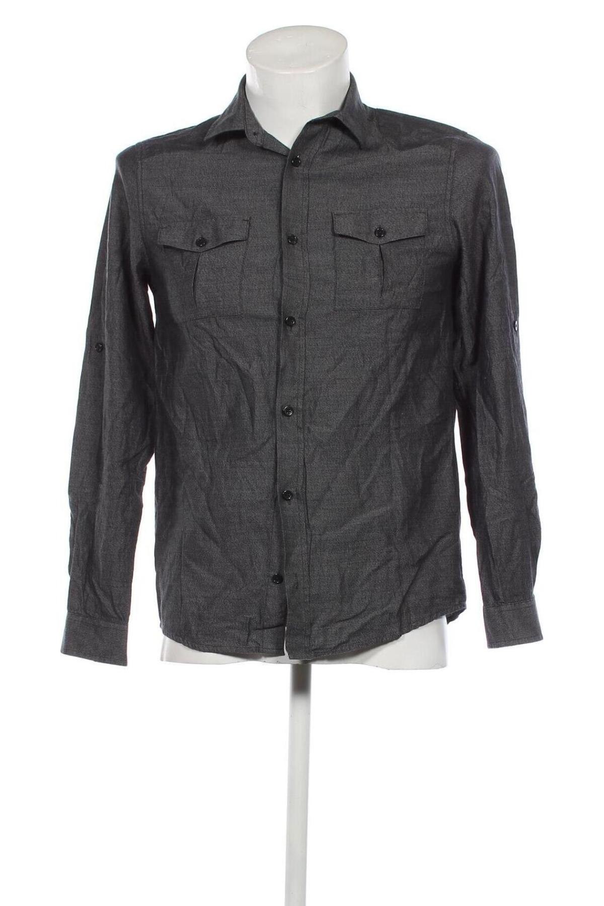 Herrenhemd H&M, Größe S, Farbe Grau, Preis 20,18 €