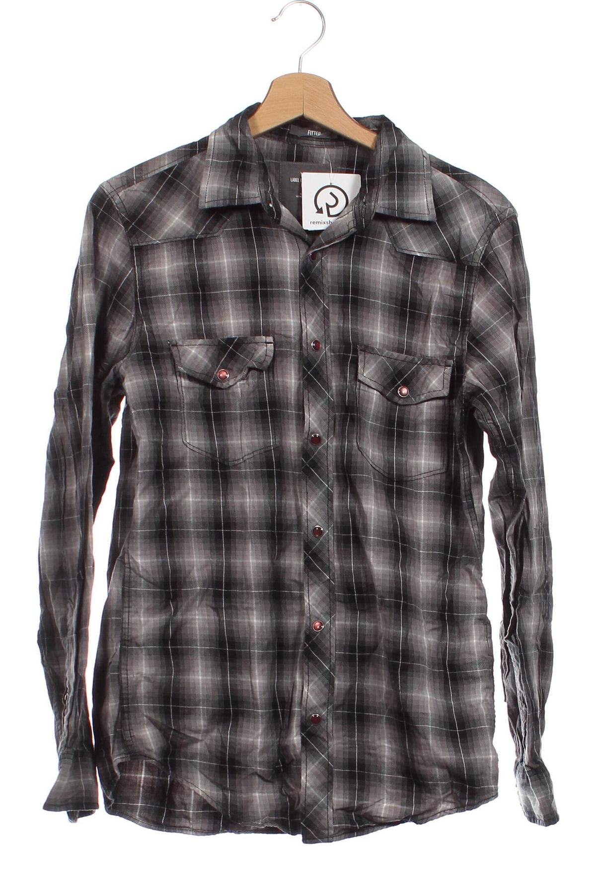 Ανδρικό πουκάμισο H&M L.O.G.G., Μέγεθος S, Χρώμα Πολύχρωμο, Τιμή 2,51 €