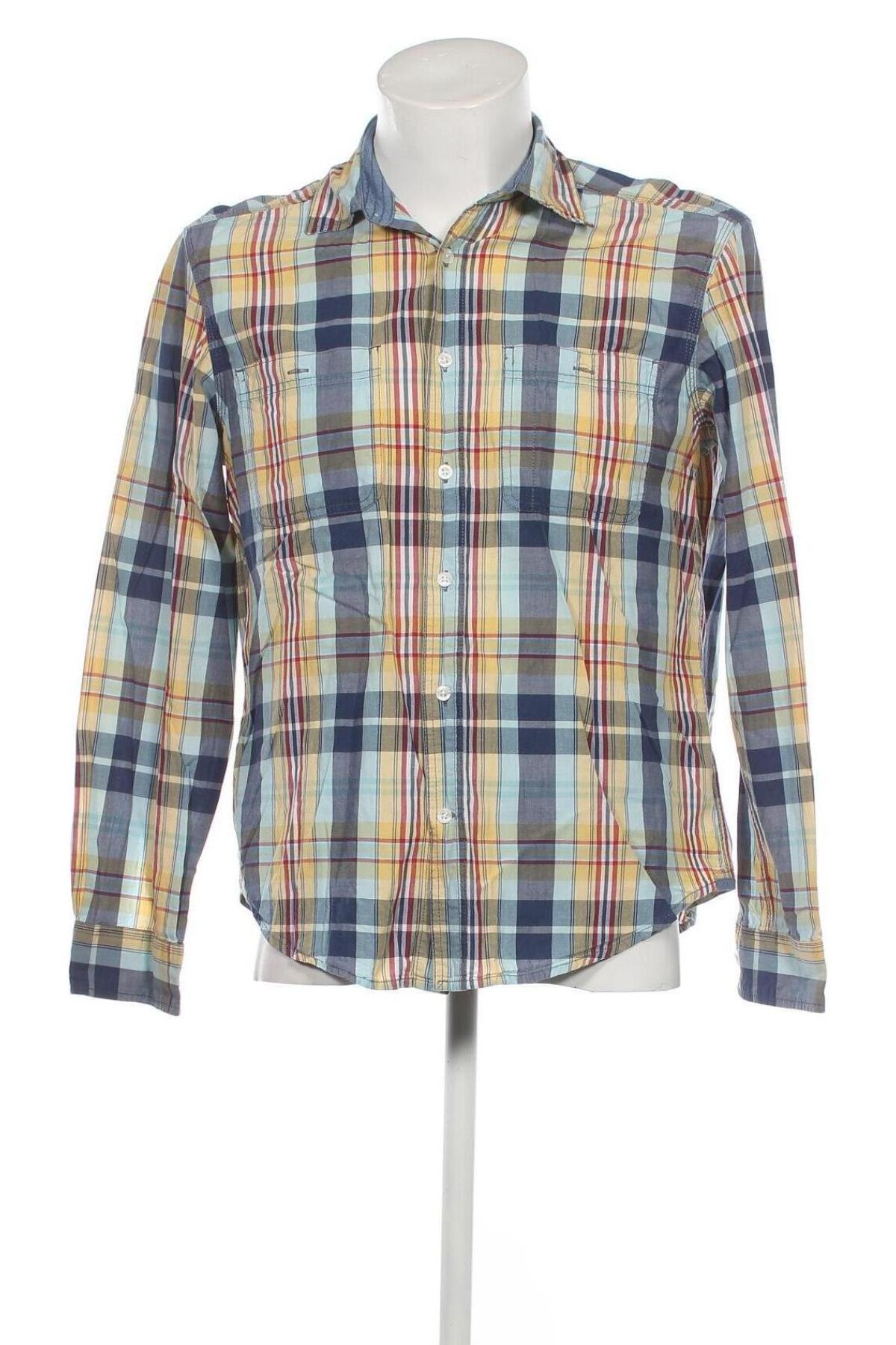 Herrenhemd H&M L.O.G.G., Größe M, Farbe Mehrfarbig, Preis 4,45 €