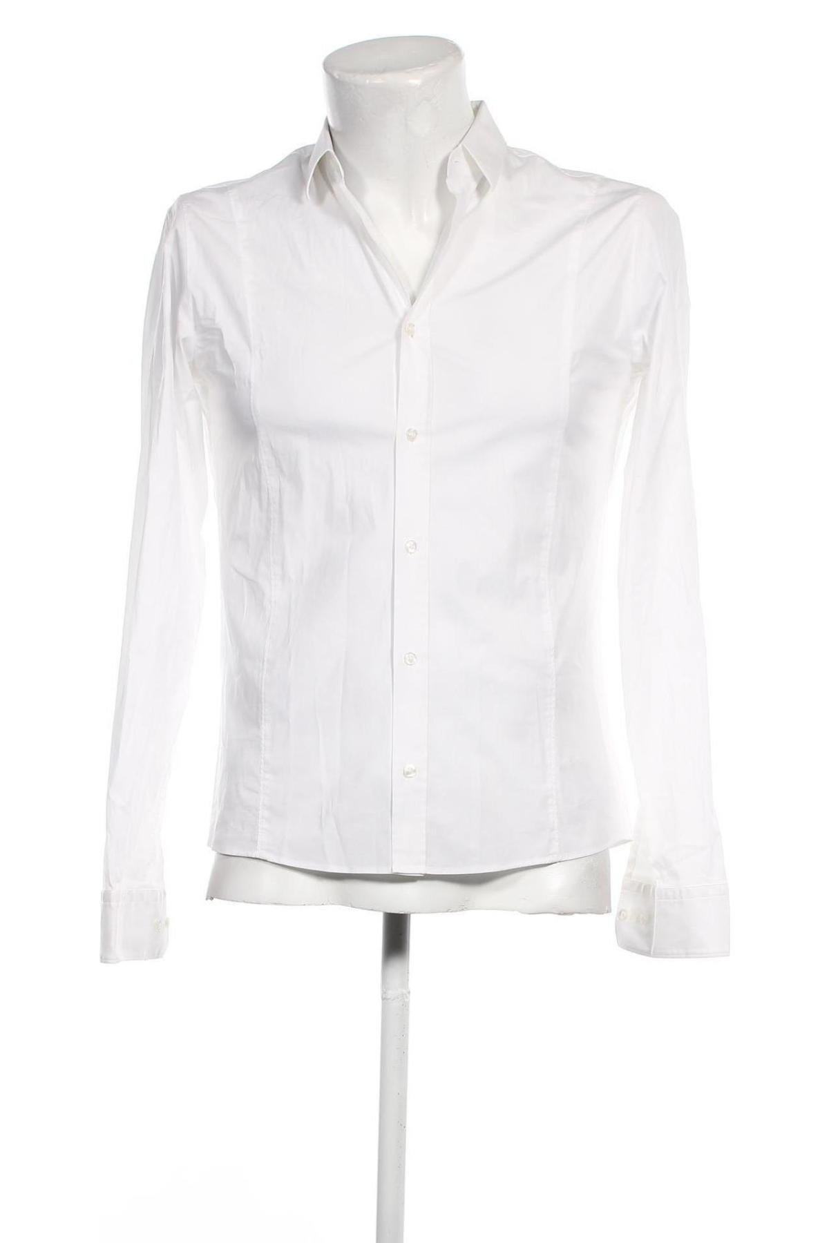 Ανδρικό πουκάμισο Hugo Boss, Μέγεθος S, Χρώμα Λευκό, Τιμή 51,34 €