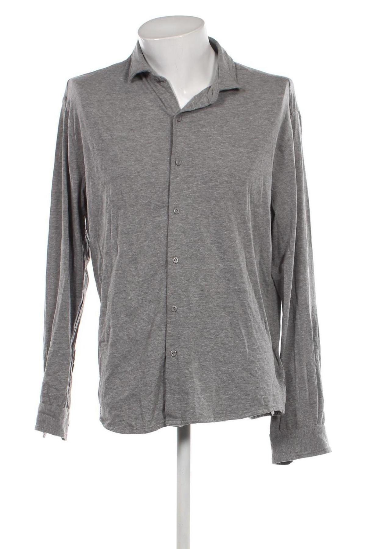 Ανδρικό πουκάμισο ICONO, Μέγεθος XL, Χρώμα Γκρί, Τιμή 2,69 €