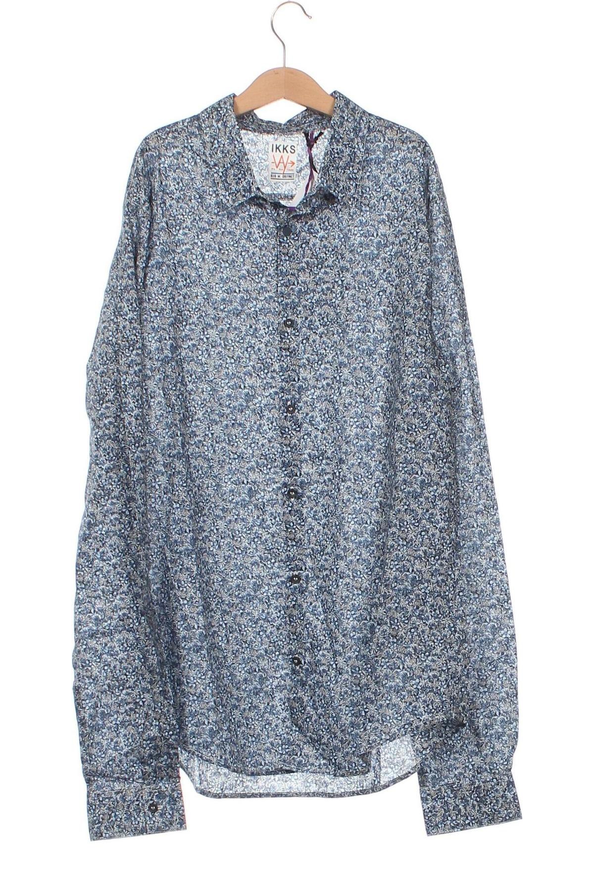 Ανδρικό πουκάμισο IKKS, Μέγεθος L, Χρώμα Μπλέ, Τιμή 23,20 €