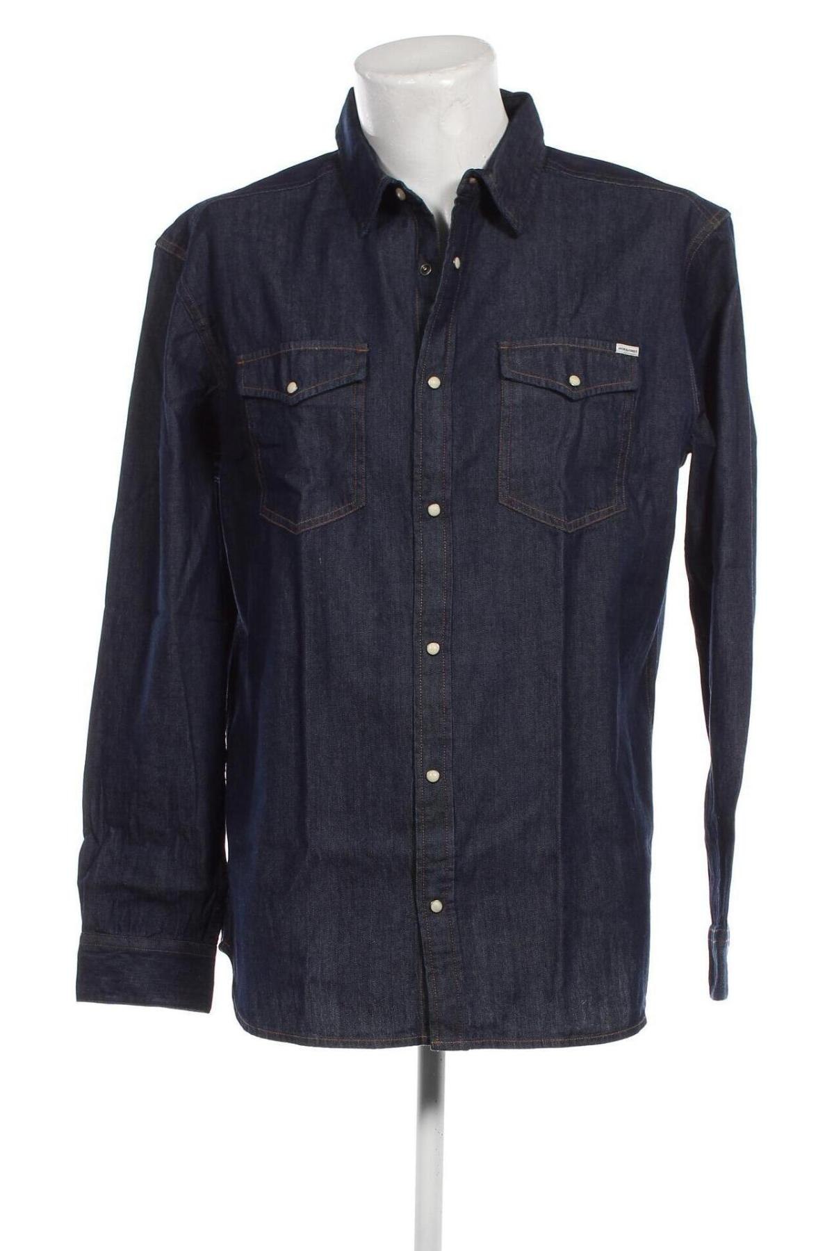 Herrenhemd Jack & Jones, Größe XXL, Farbe Blau, Preis € 35,05