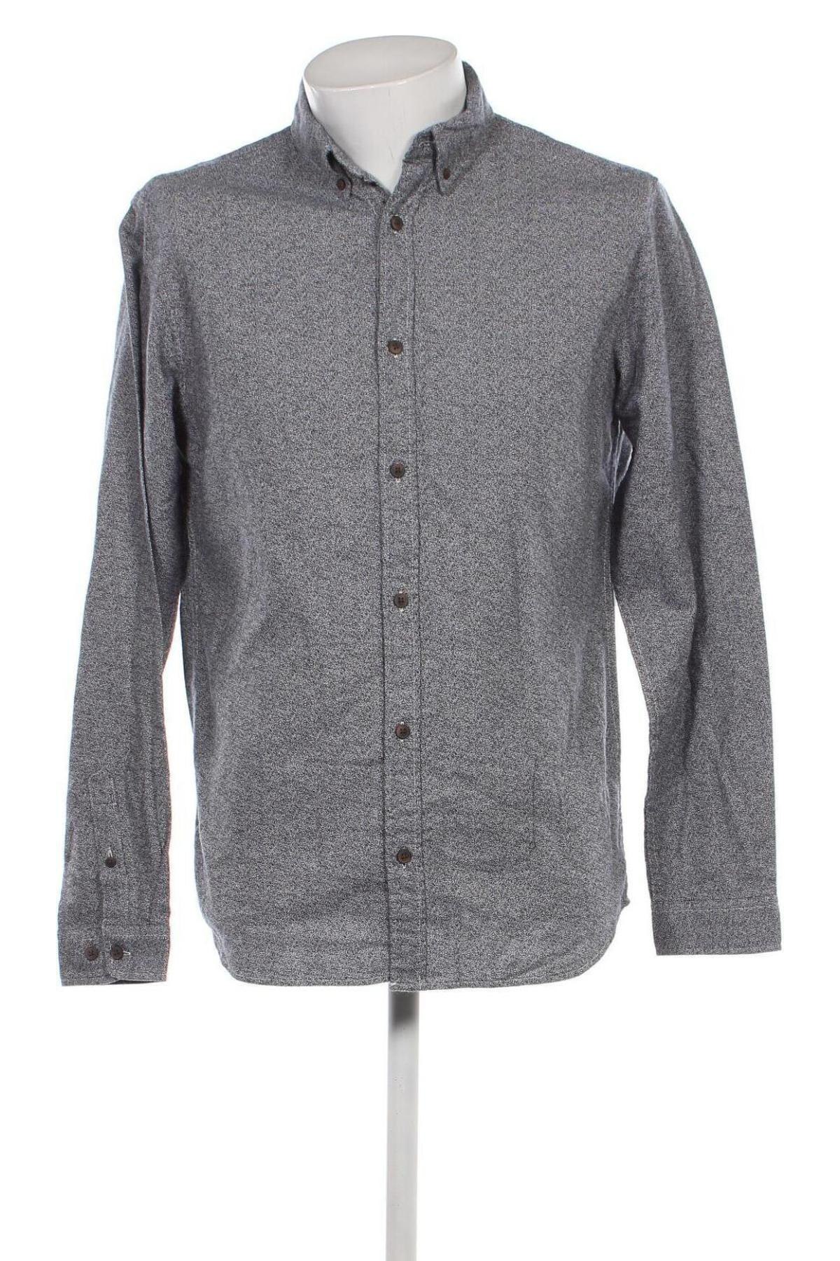 Herrenhemd Jack & Jones, Größe L, Farbe Grau, Preis 10,87 €