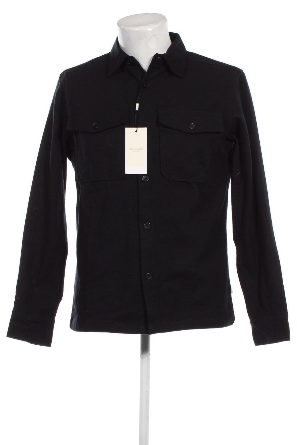 Мъжка риза Jack & Jones PREMIUM, Размер L, Цвят Черен, Цена 30,60 лв.