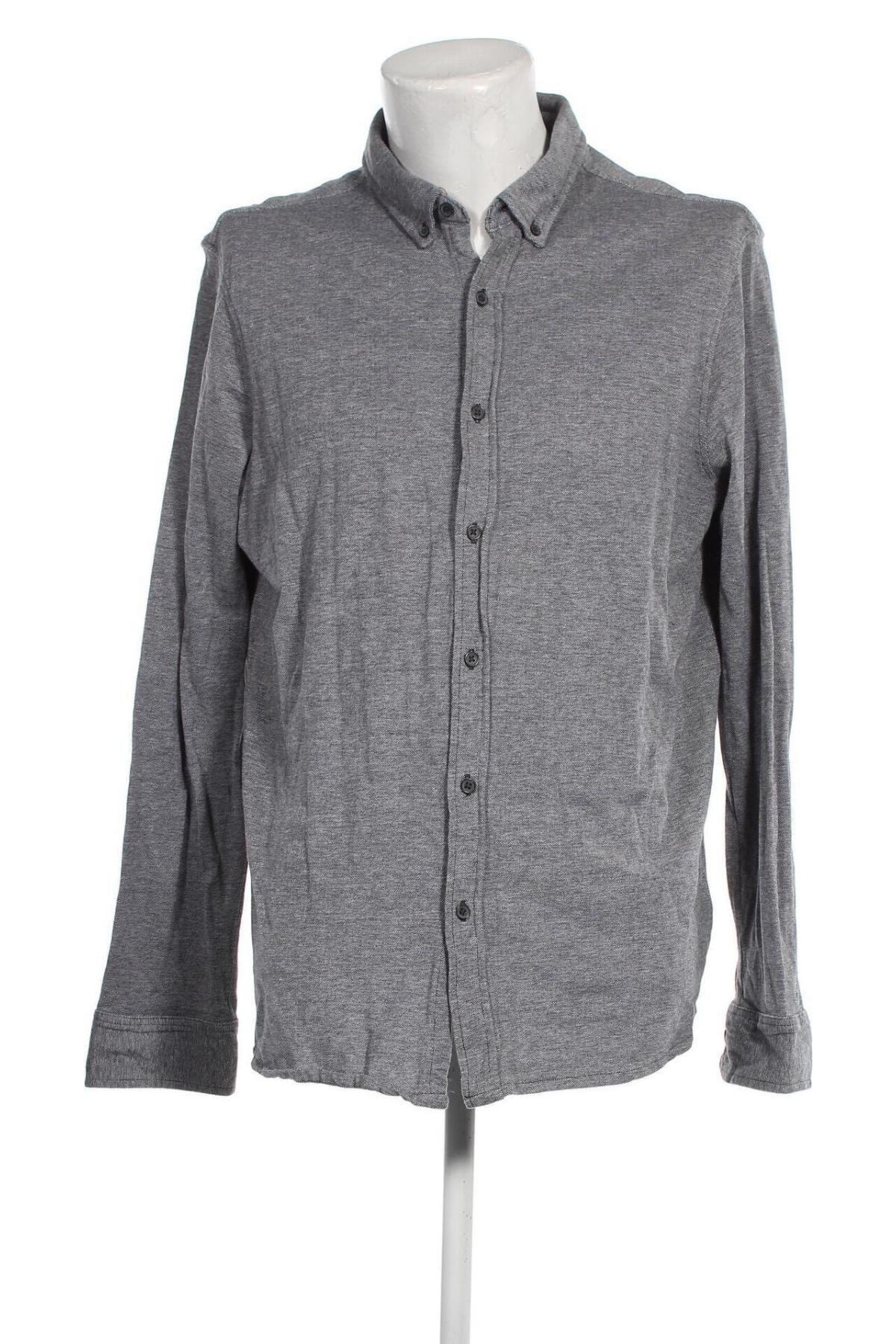 Ανδρικό πουκάμισο Livergy, Μέγεθος XXL, Χρώμα Μαύρο, Τιμή 4,31 €