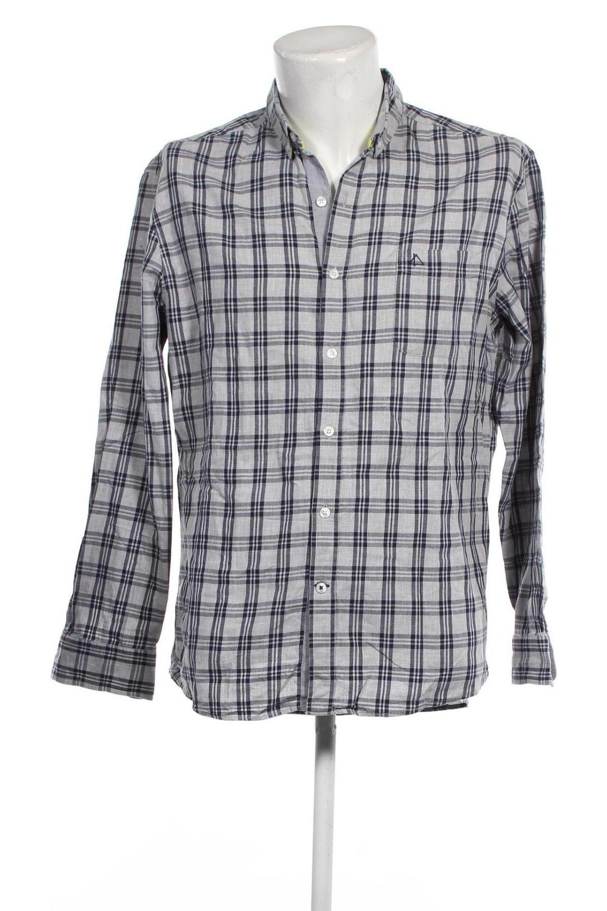 Ανδρικό πουκάμισο Mat De Misaine, Μέγεθος S, Χρώμα Γκρί, Τιμή 5,01 €