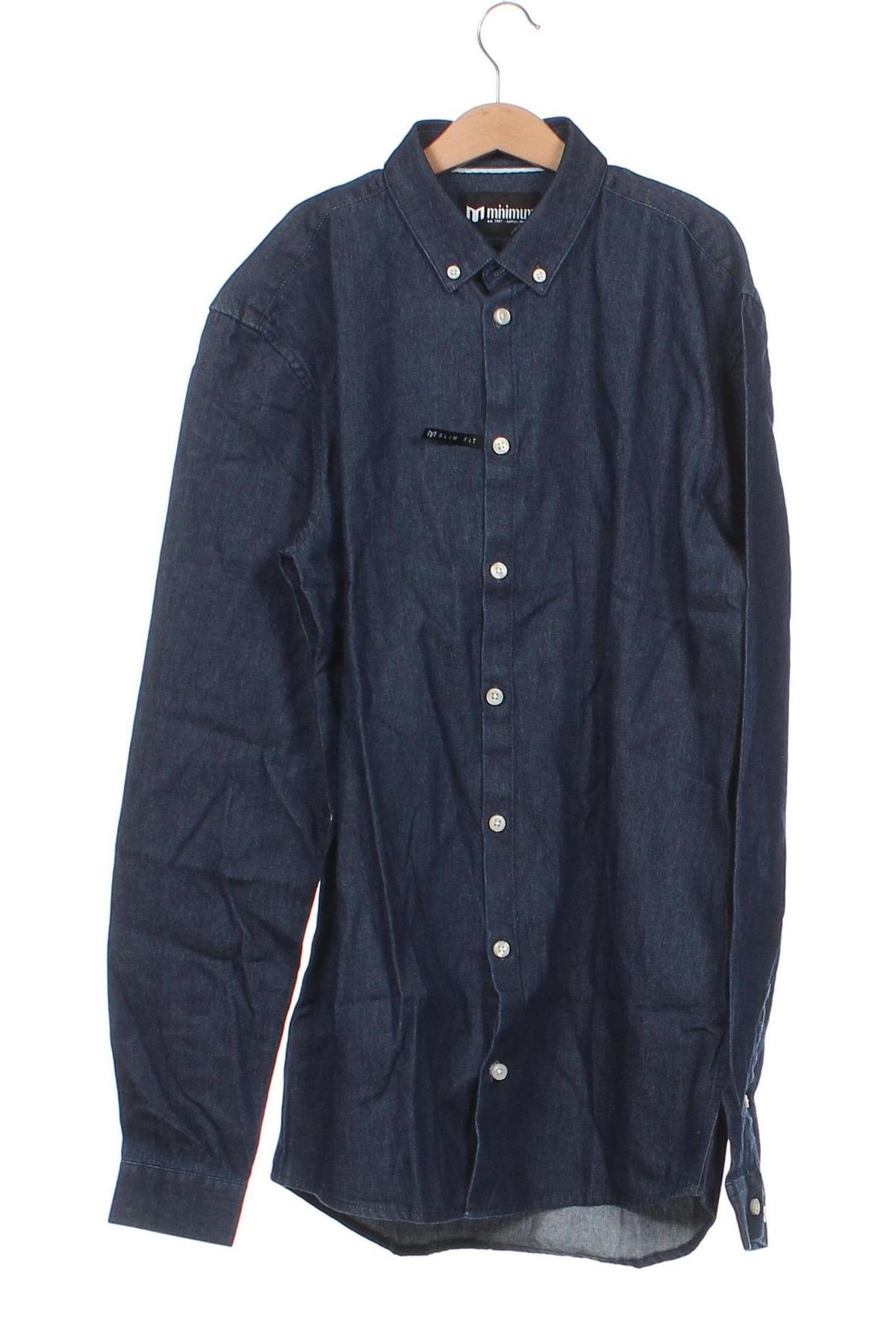 Ανδρικό πουκάμισο Minimum, Μέγεθος S, Χρώμα Μπλέ, Τιμή 60,31 €