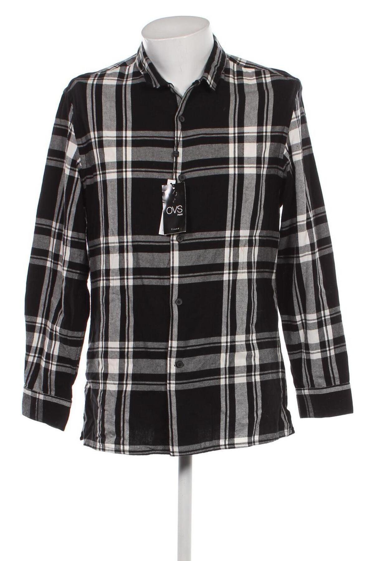 Ανδρικό πουκάμισο Oviesse, Μέγεθος XL, Χρώμα Πολύχρωμο, Τιμή 8,06 €