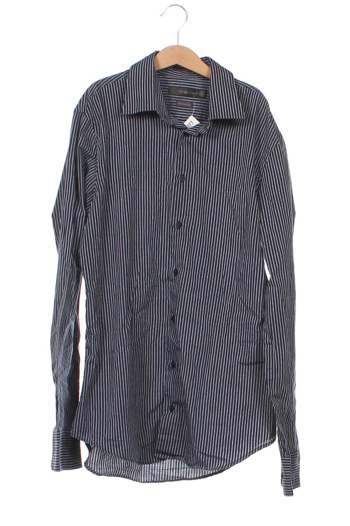 Ανδρικό πουκάμισο Piazza Italia, Μέγεθος S, Χρώμα Μπλέ, Τιμή 2,51 €