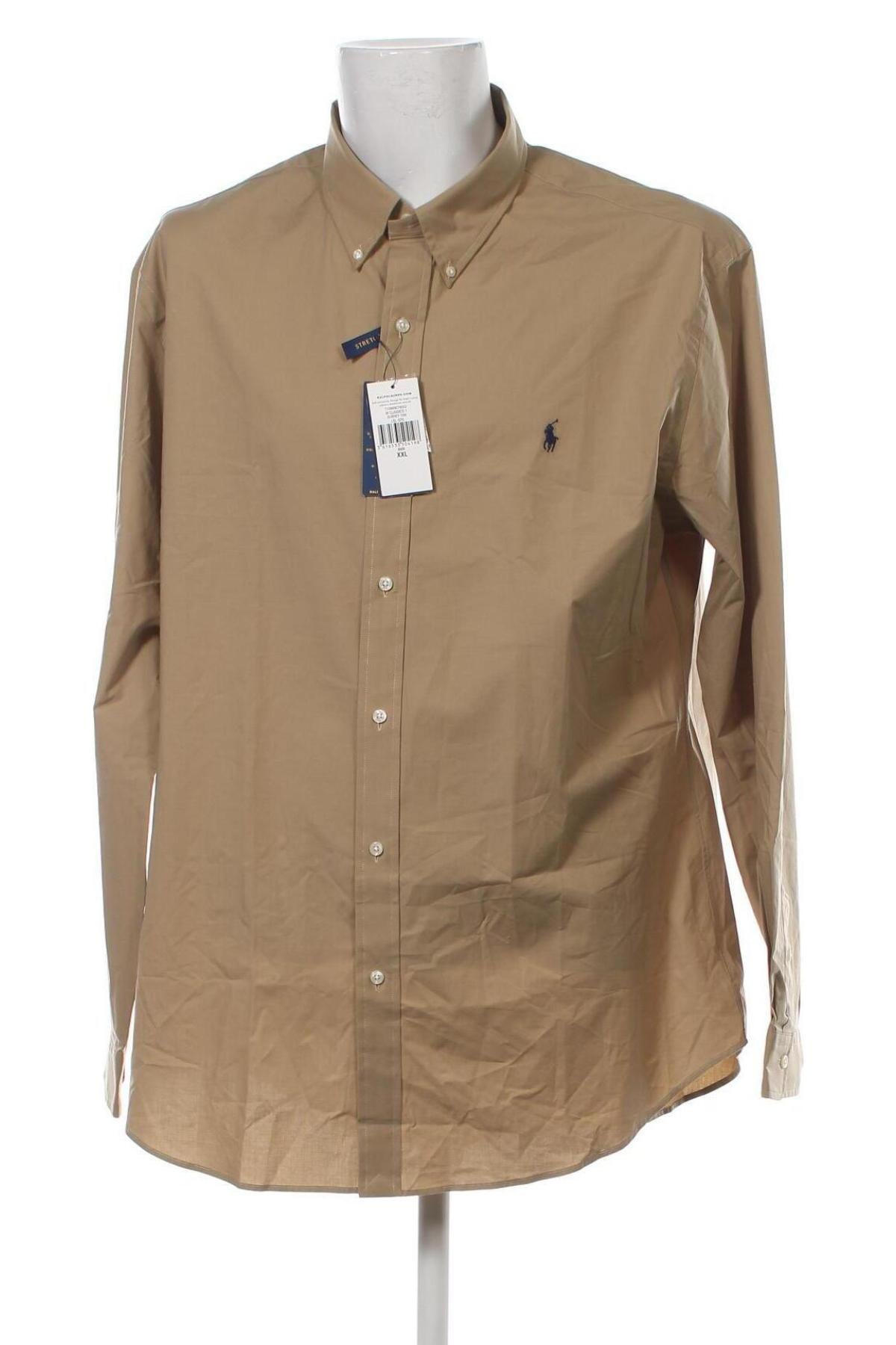 Ανδρικό πουκάμισο Polo By Ralph Lauren, Μέγεθος XXL, Χρώμα  Μπέζ, Τιμή 105,67 €