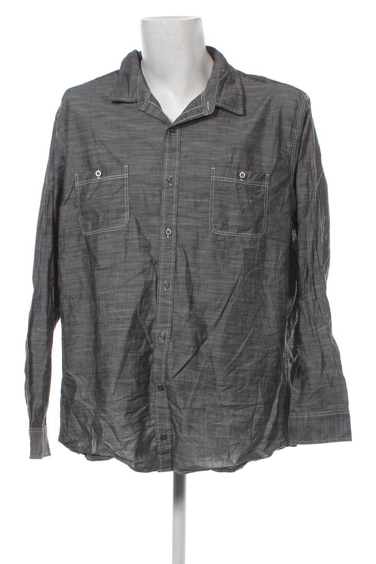 Ανδρικό πουκάμισο Port Authority, Μέγεθος 3XL, Χρώμα Γκρί, Τιμή 13,28 €