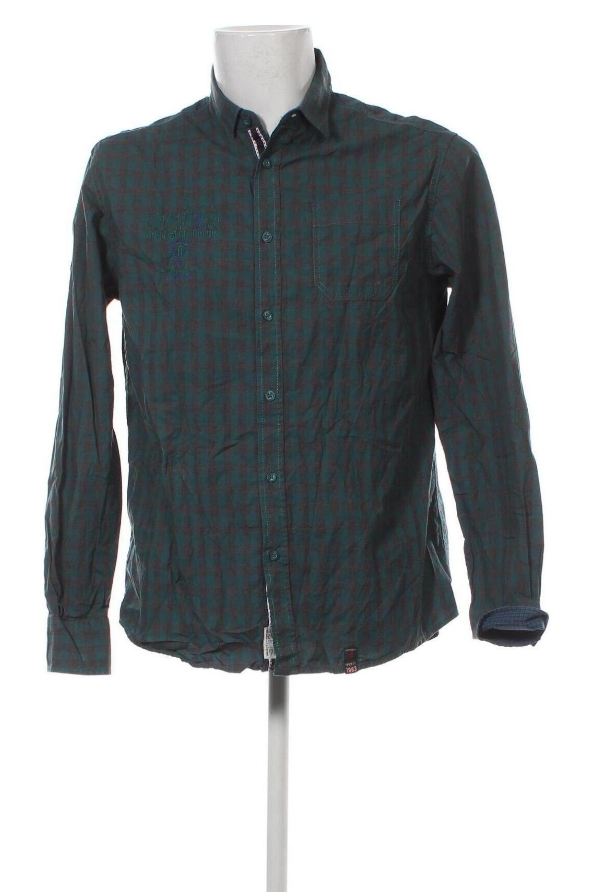 Ανδρικό πουκάμισο Red Wood, Μέγεθος L, Χρώμα Πράσινο, Τιμή 17,94 €
