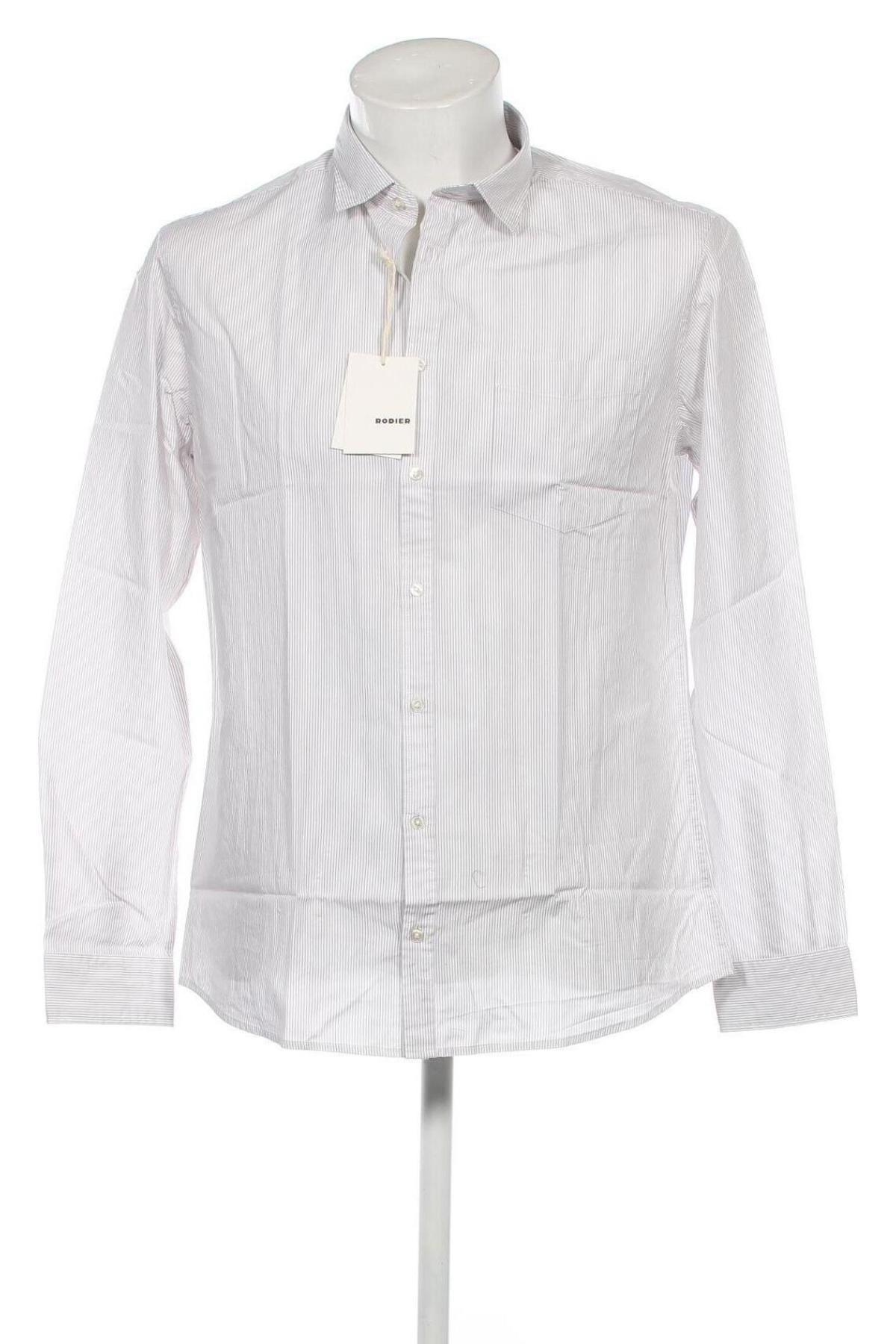 Ανδρικό πουκάμισο Rodier, Μέγεθος XL, Χρώμα Λευκό, Τιμή 40,21 €
