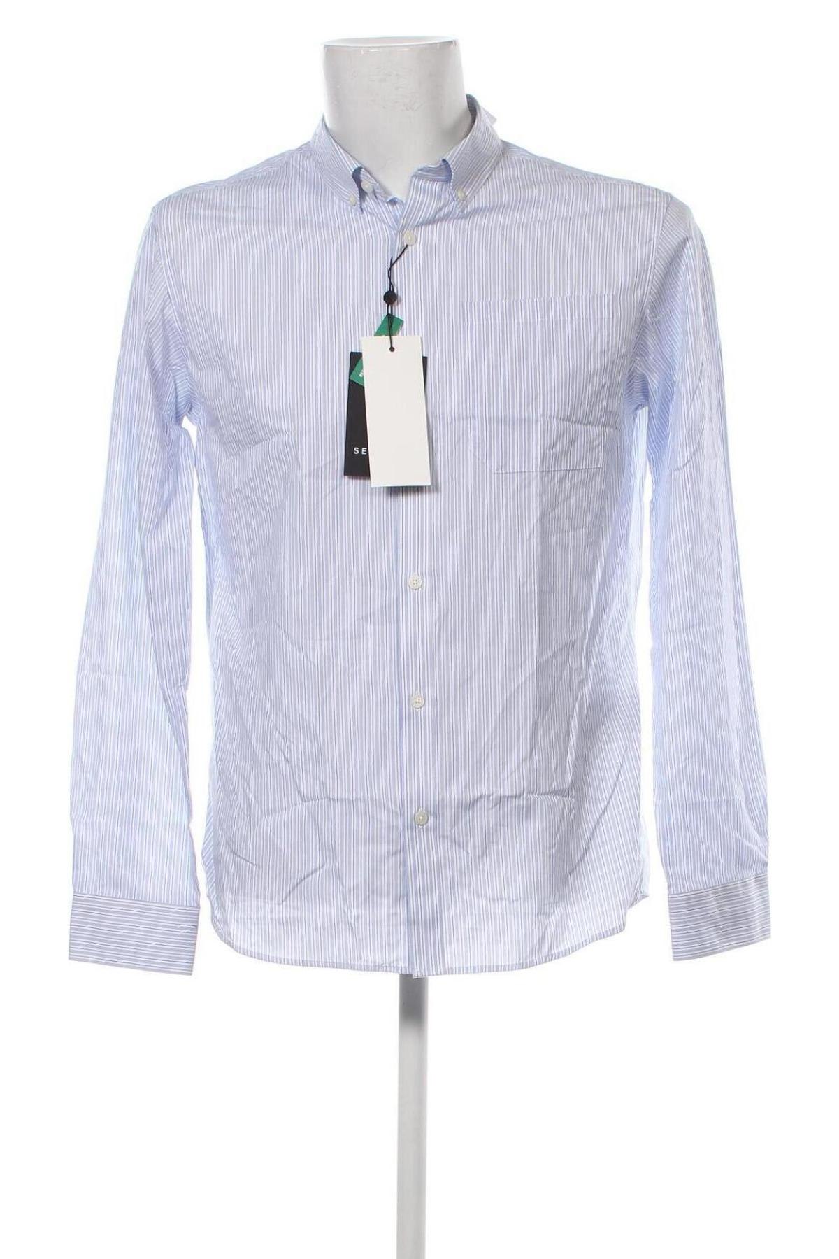 Herrenhemd Selected Homme, Größe L, Farbe Blau, Preis € 32,13