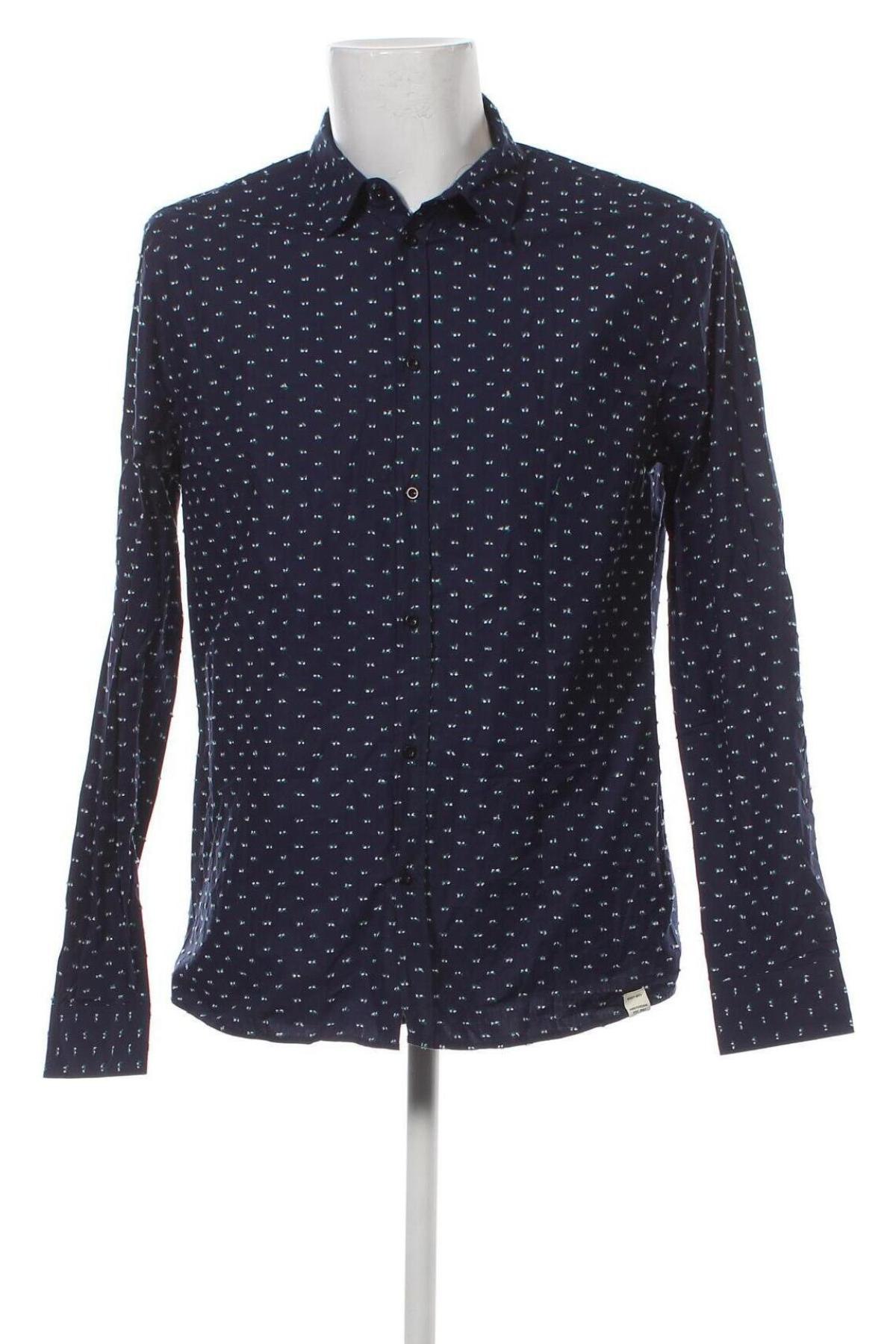Ανδρικό πουκάμισο Sissy Boy, Μέγεθος L, Χρώμα Μπλέ, Τιμή 17,94 €
