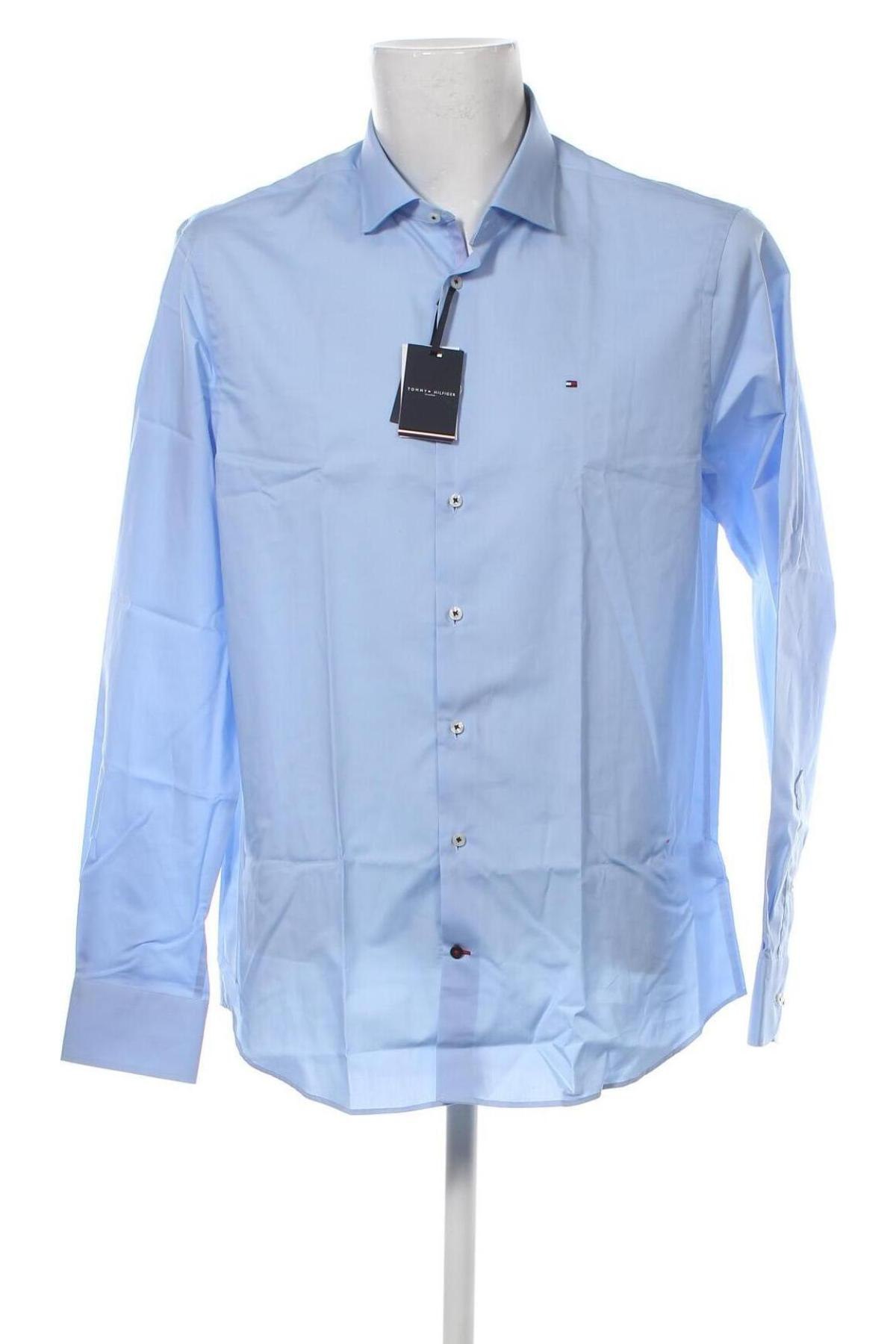 Мъжка риза Tommy Hilfiger, Размер XL, Цвят Син, Цена 150,00 лв.