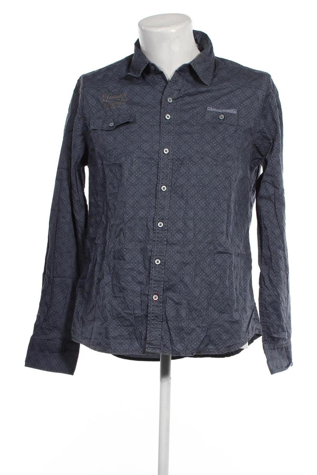 Ανδρικό πουκάμισο Twinlife, Μέγεθος XL, Χρώμα Μπλέ, Τιμή 13,75 €