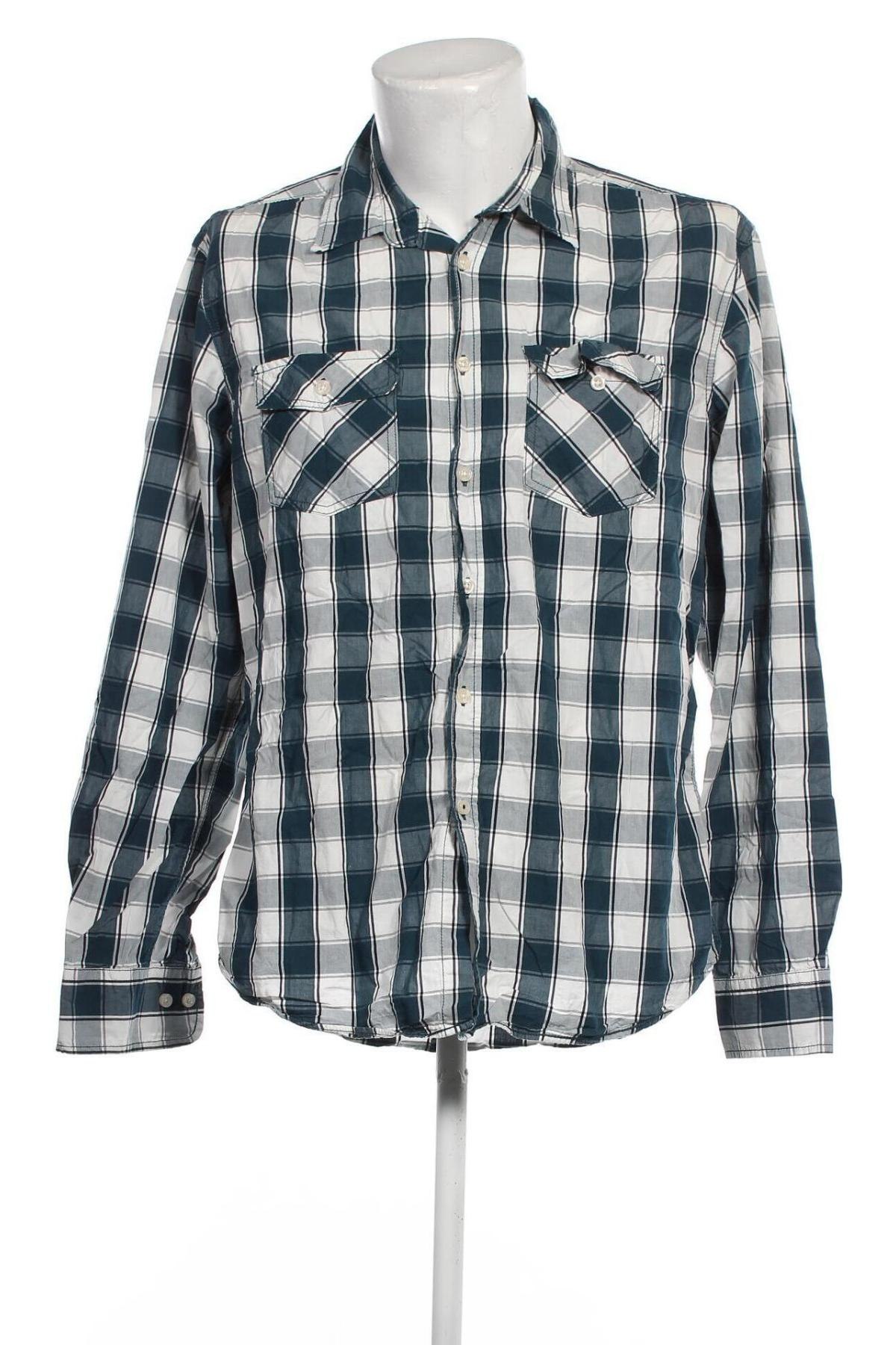 Ανδρικό πουκάμισο WE, Μέγεθος XL, Χρώμα Πολύχρωμο, Τιμή 5,74 €