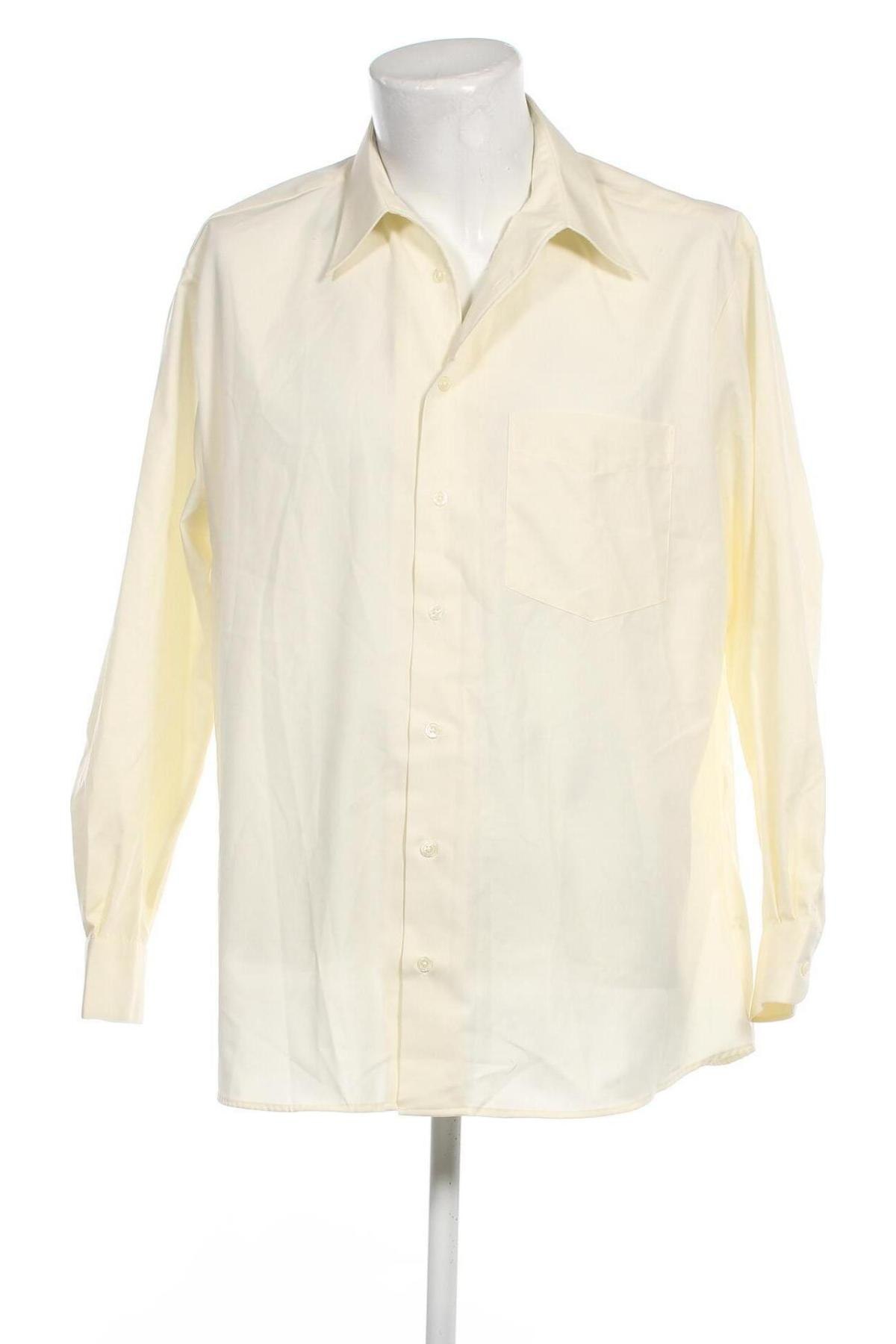 Ανδρικό πουκάμισο Walbusch, Μέγεθος XL, Χρώμα Εκρού, Τιμή 7,96 €
