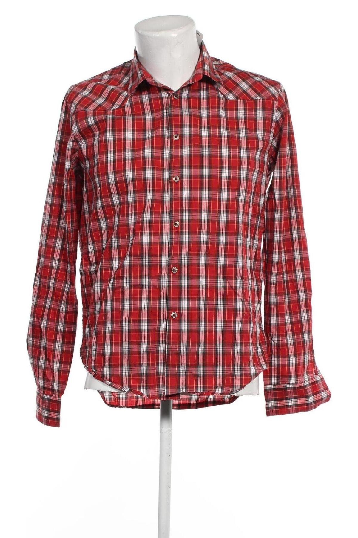 Herrenhemd Zara Man, Größe XL, Farbe Rot, Preis € 16,70