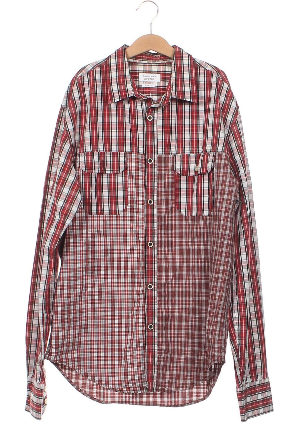 Herrenhemd Zara Man, Größe M, Farbe Mehrfarbig, Preis 3,84 €