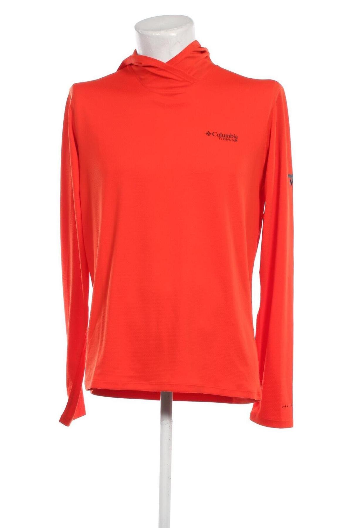 Herren Sport Shirt Columbia, Größe M, Farbe Orange, Preis 16,62 €