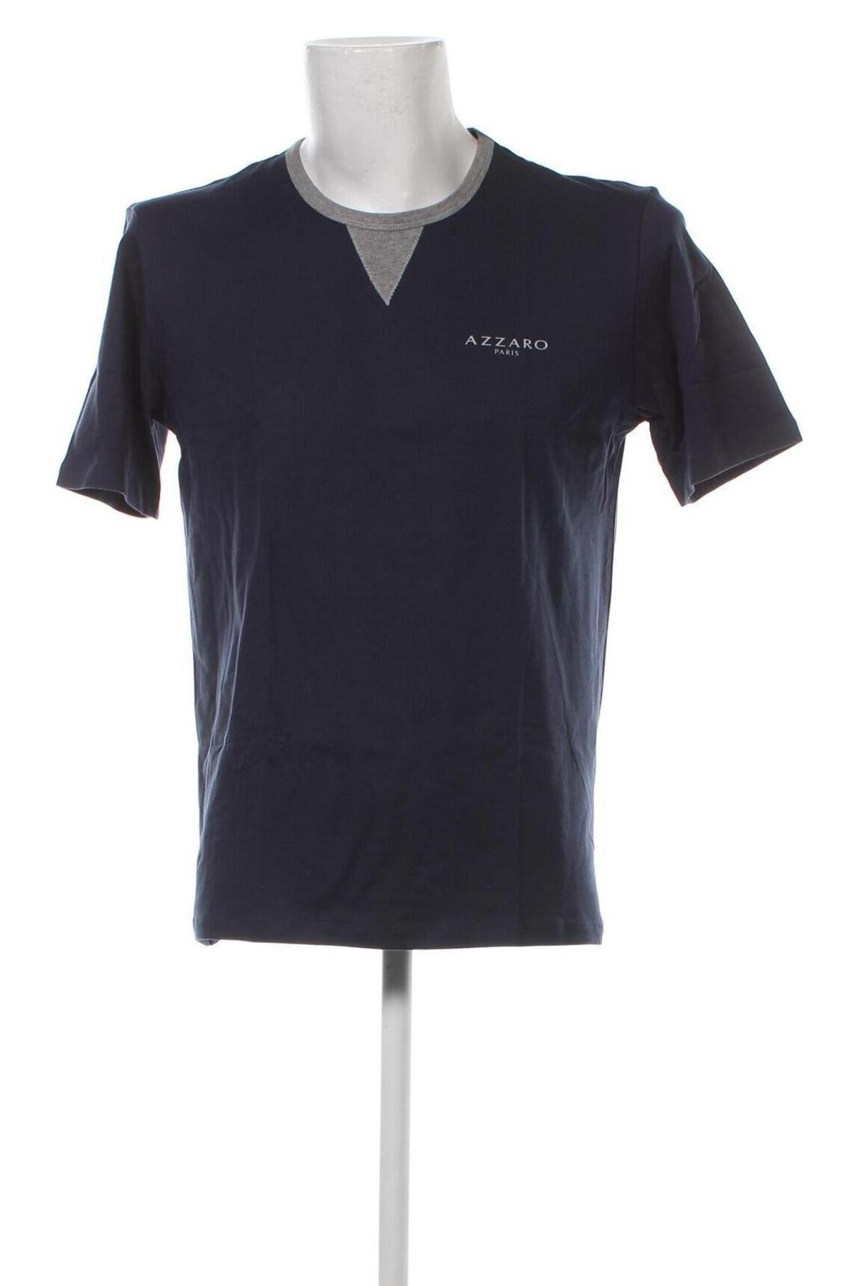 Мъжка тениска Azzaro, Размер L, Цвят Син, Цена 119,00 лв.