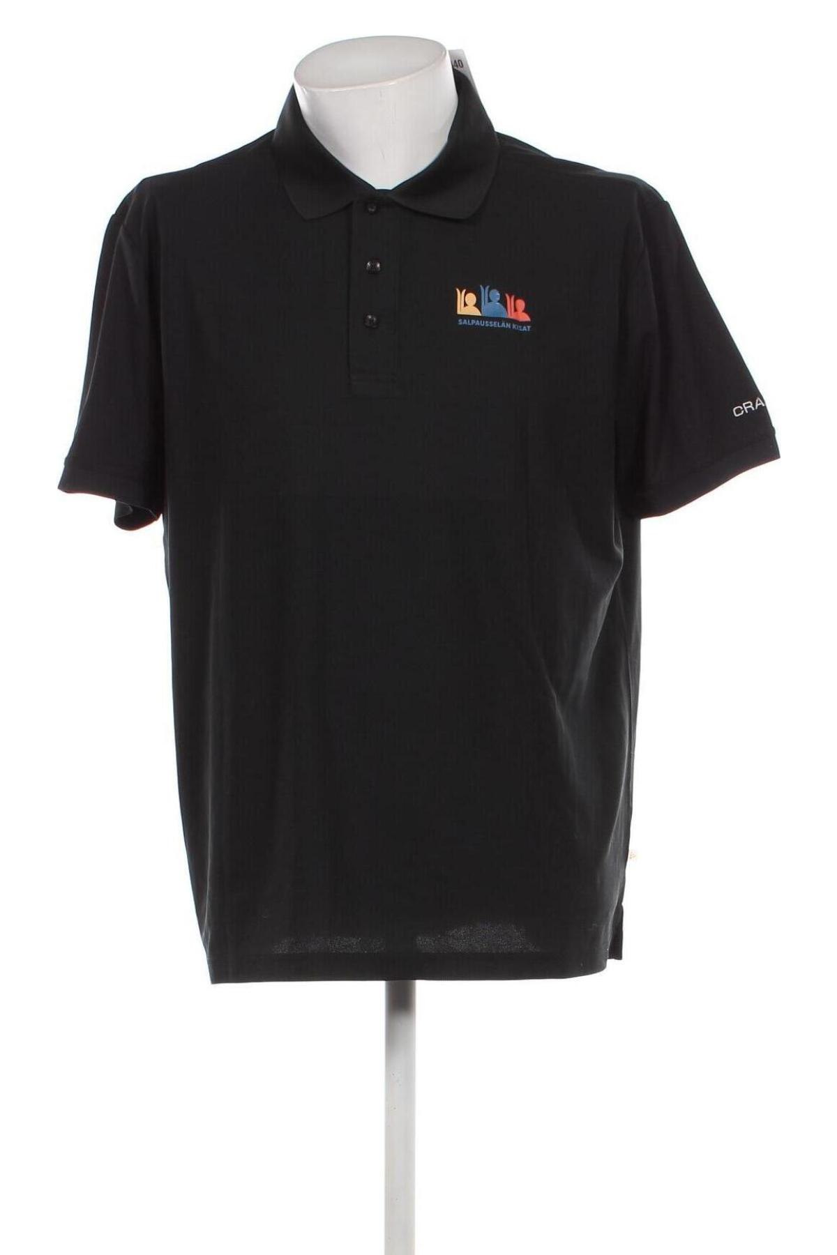 Ανδρικό t-shirt Craft, Μέγεθος XXL, Χρώμα Μαύρο, Τιμή 12,37 €