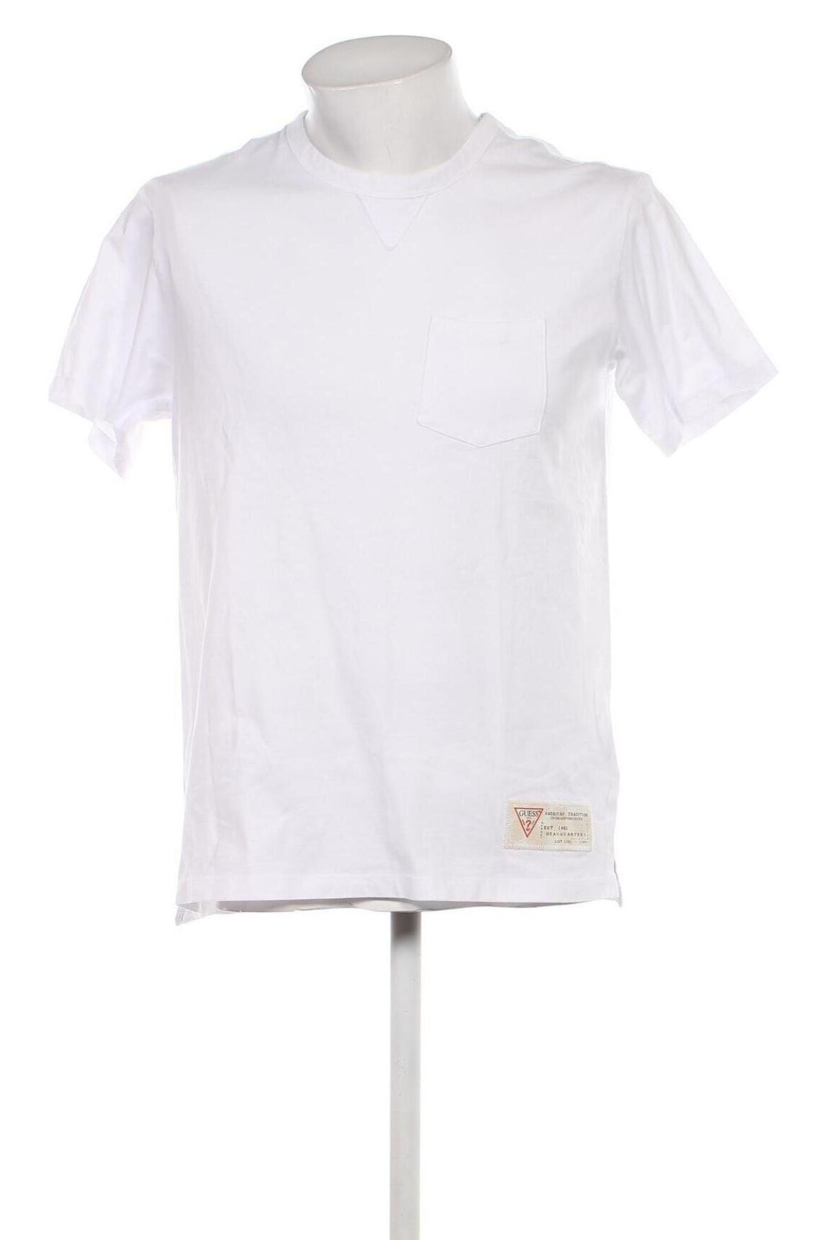 Мъжка тениска Guess, Размер S, Цвят Бял, Цена 59,84 лв.