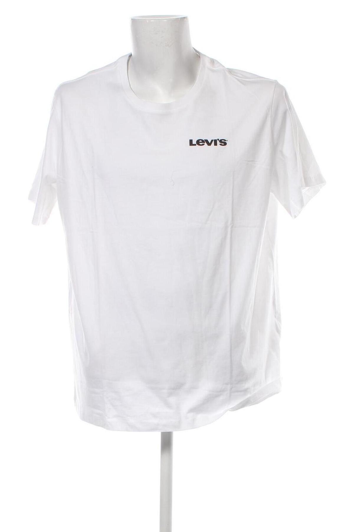 Мъжка тениска Levi's, Размер XXL, Цвят Бял, Цена 52,00 лв.