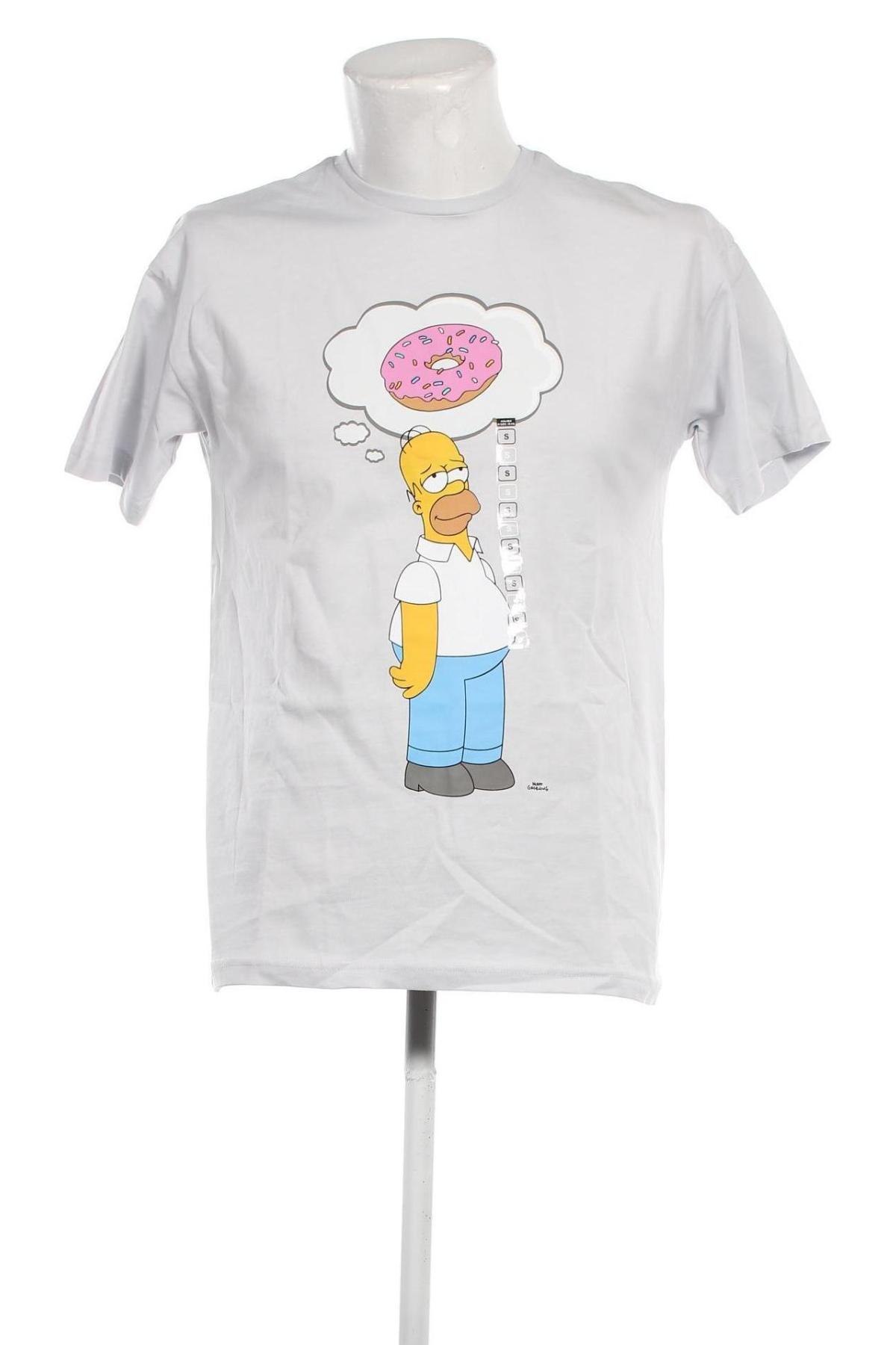 Męski T-shirt The Simpsons, Rozmiar S, Kolor Szary, Cena 55,97 zł