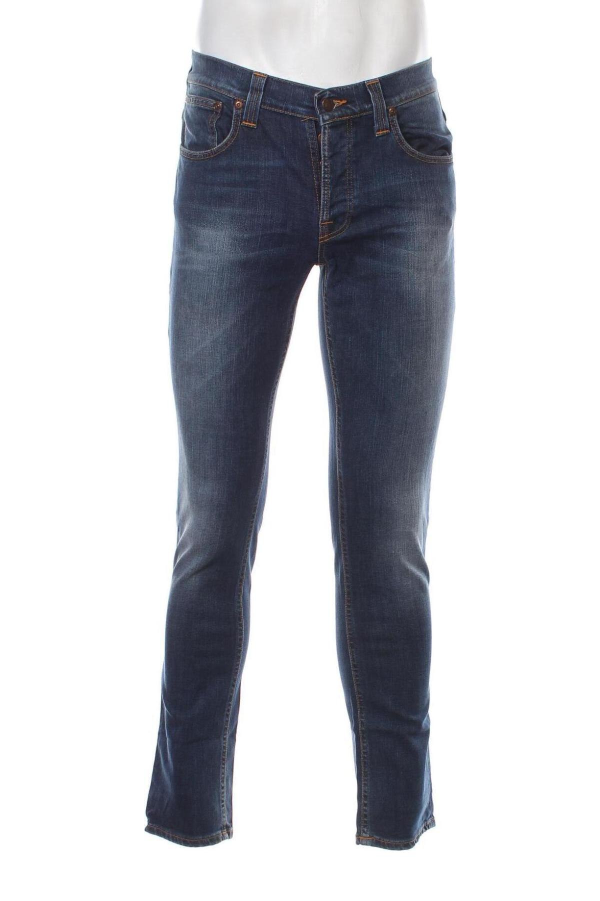 Blugi de bărbați Nudie Jeans Co, Mărime S, Culoare Albastru, Preț 72,83 Lei