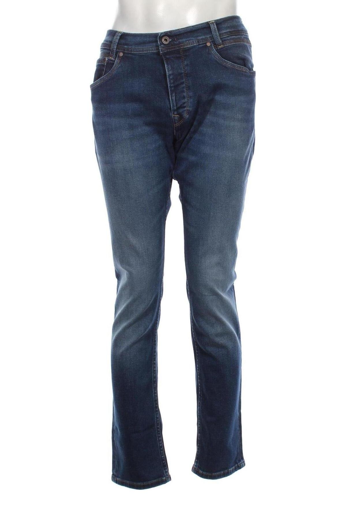 Мъжки дънки Pepe Jeans, Размер XL, Цвят Син, Цена 138,46 лв.