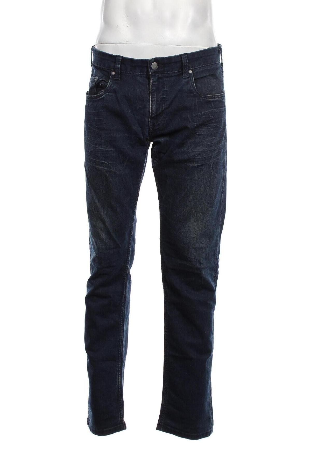 Męskie jeansy Trend, Rozmiar L, Kolor Niebieski, Cena 44,52 zł