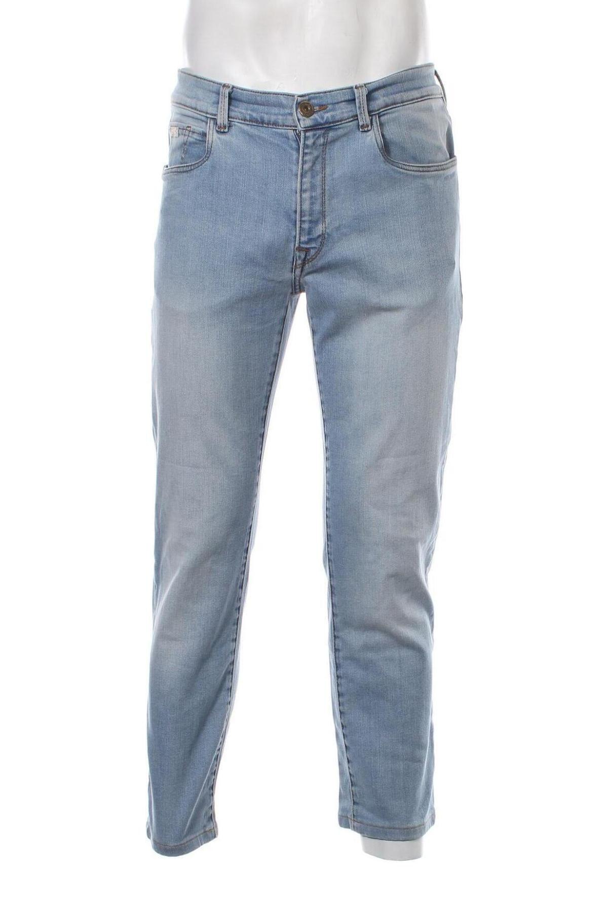 Мъжки дънки Trussardi Jeans, Размер L, Цвят Син, Цена 66,39 лв.